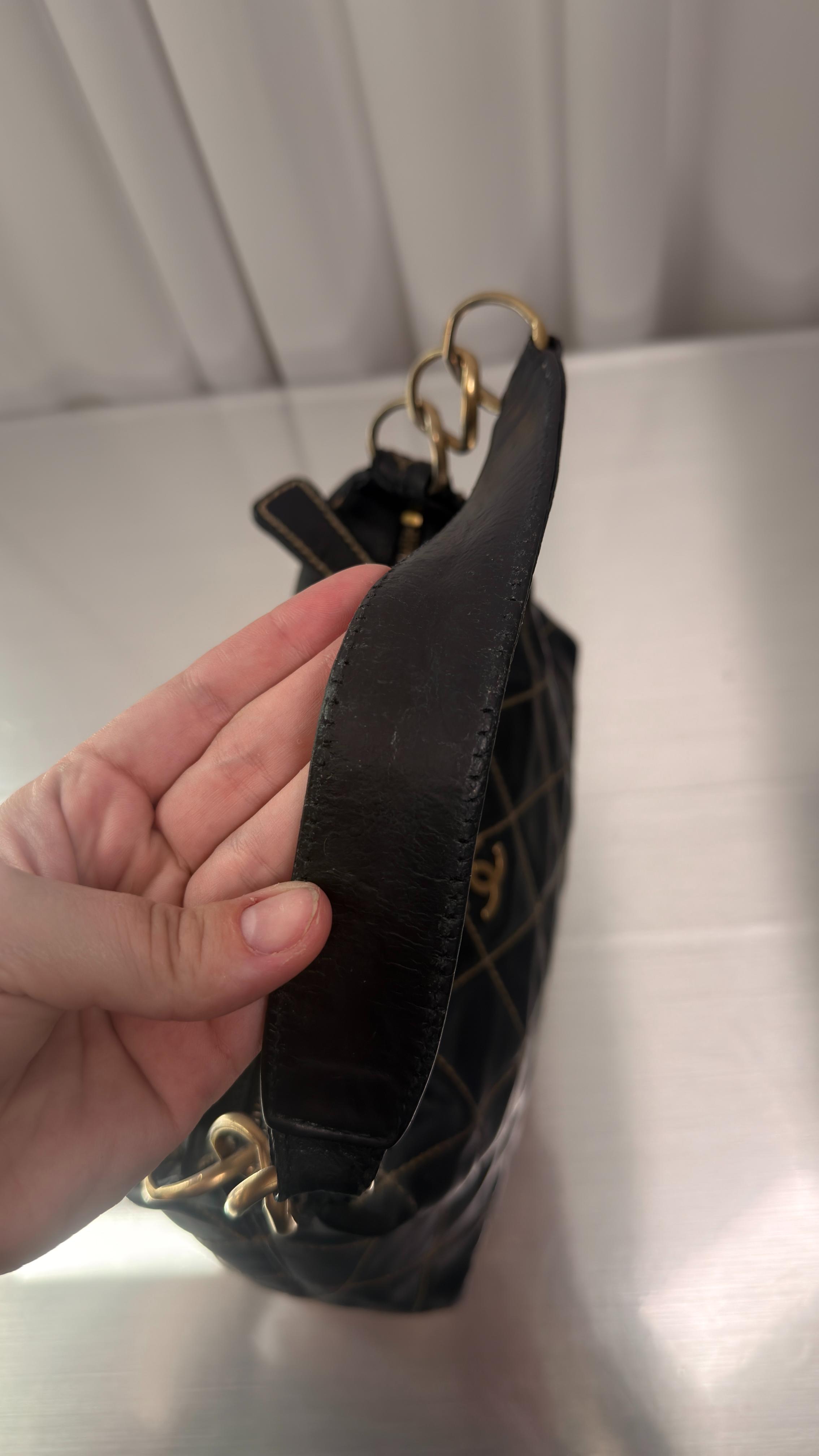 Chanel Black Wild Stitch Shoulder Bag