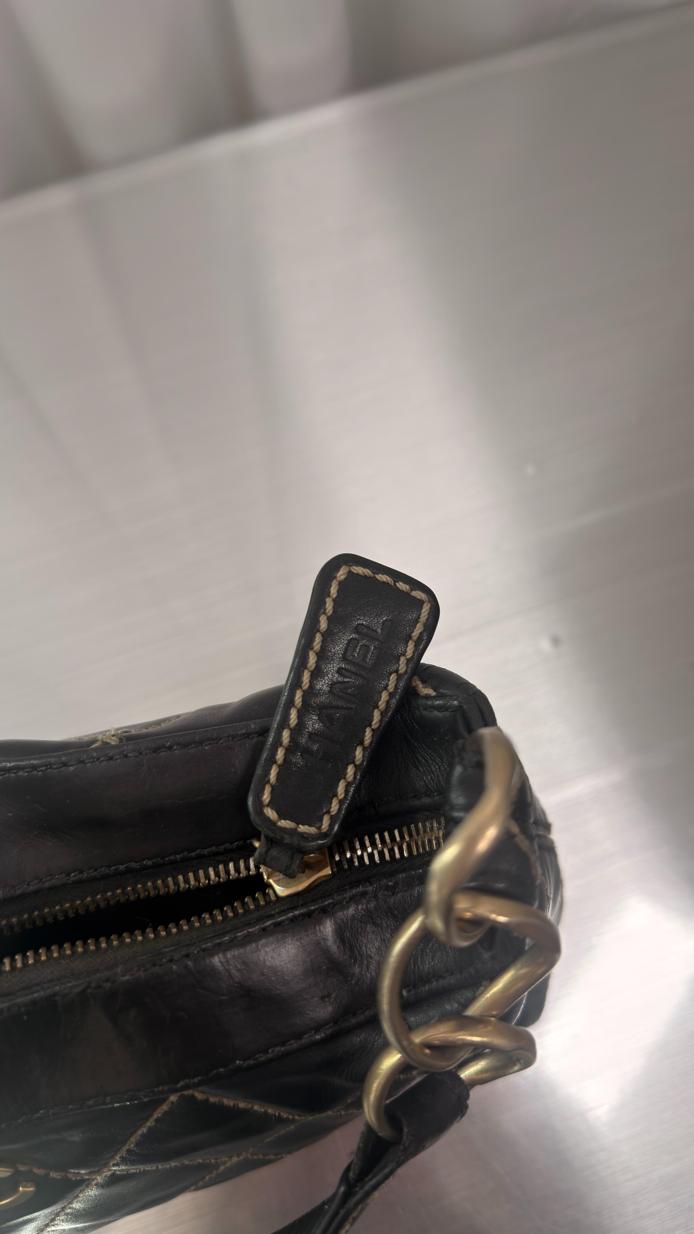 Chanel Black Wild Stitch Shoulder Bag