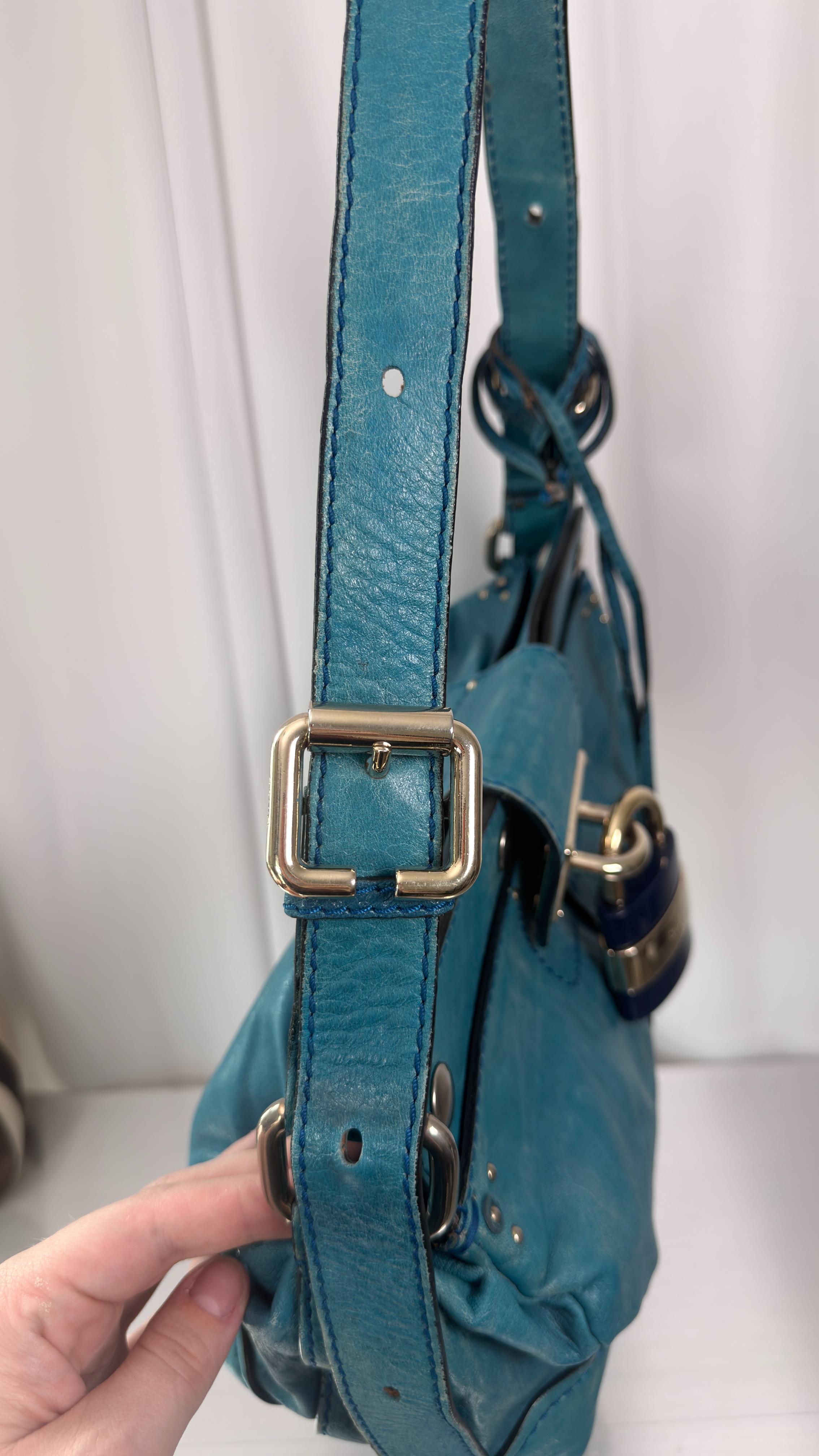 Chloe Teal Paddington Bag