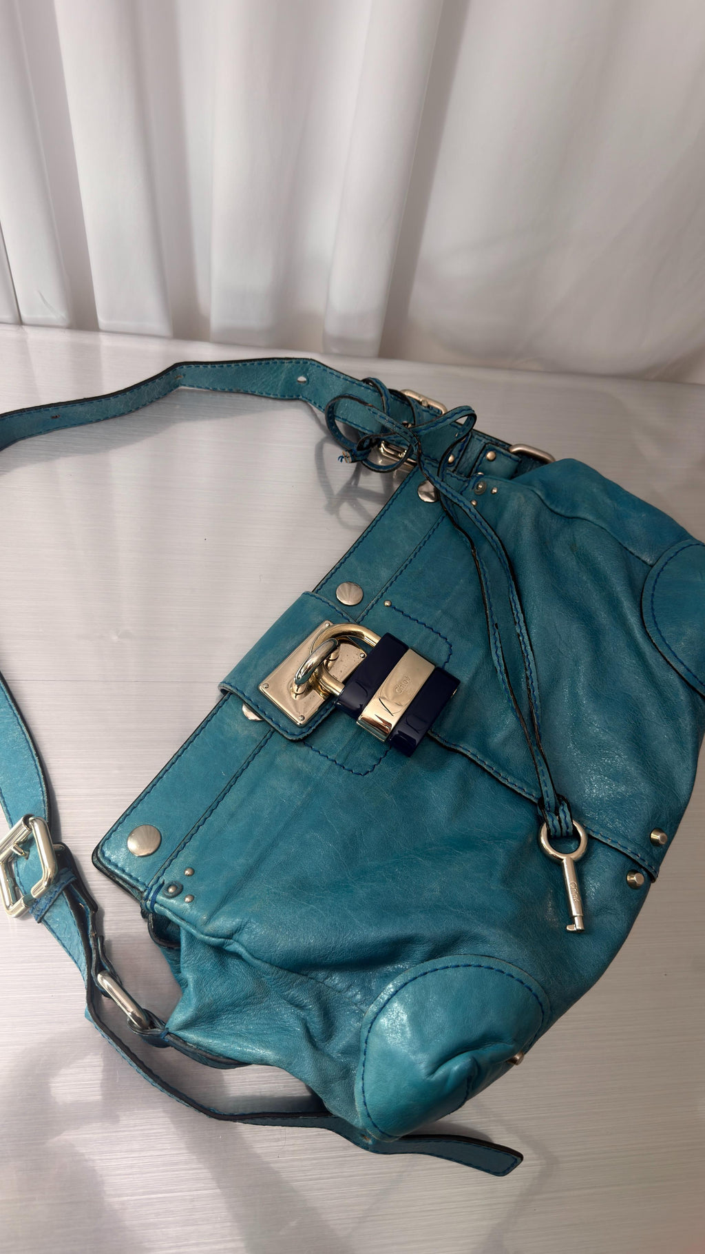 Chloe Teal Paddington Bag