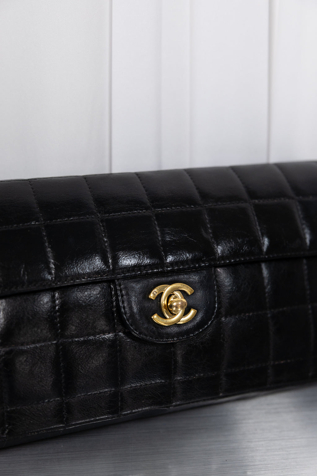 Chanel Black Chocolate Bar Bag