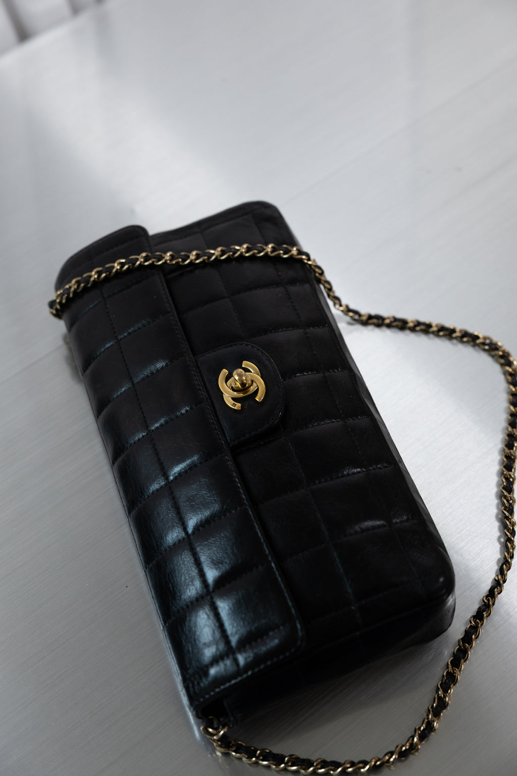 Chanel Black Chocolate Bar Bag