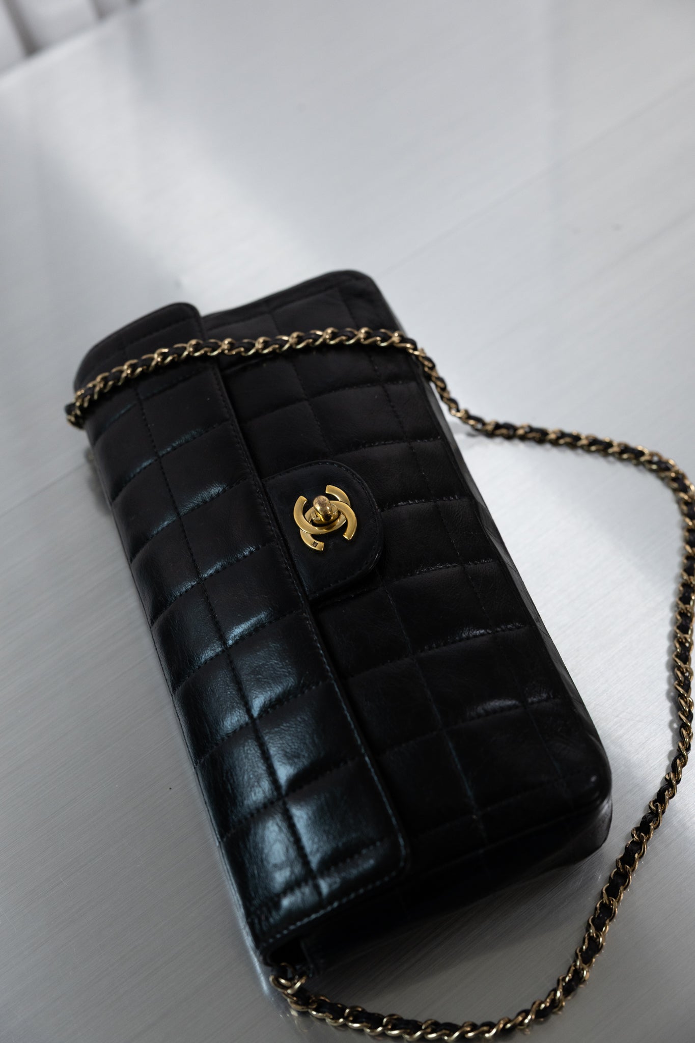 Chanel Black Chocolate Bar Bag