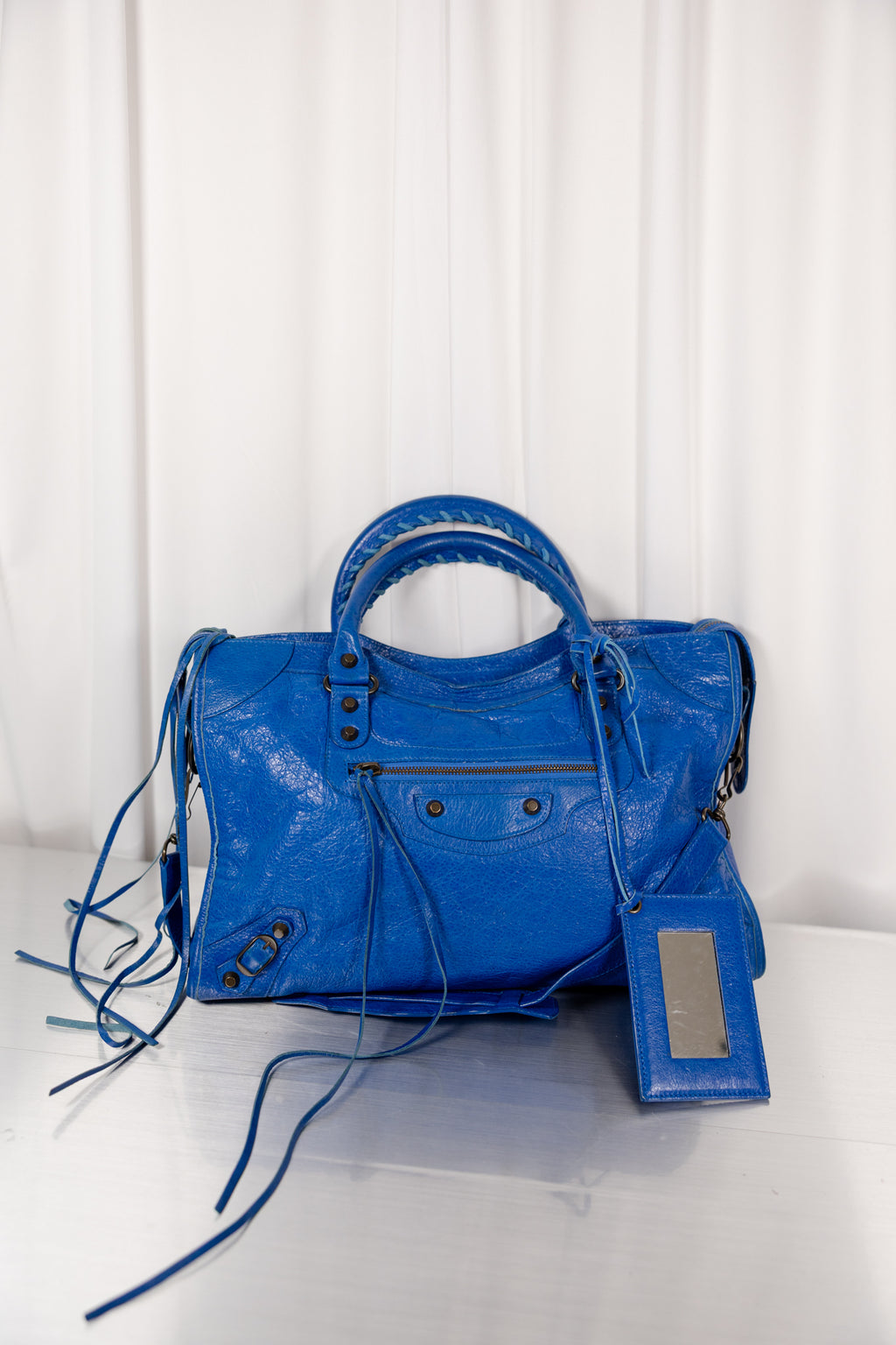 Balenciaga 2015 Ultra Rare Cobalt Blue Medium City