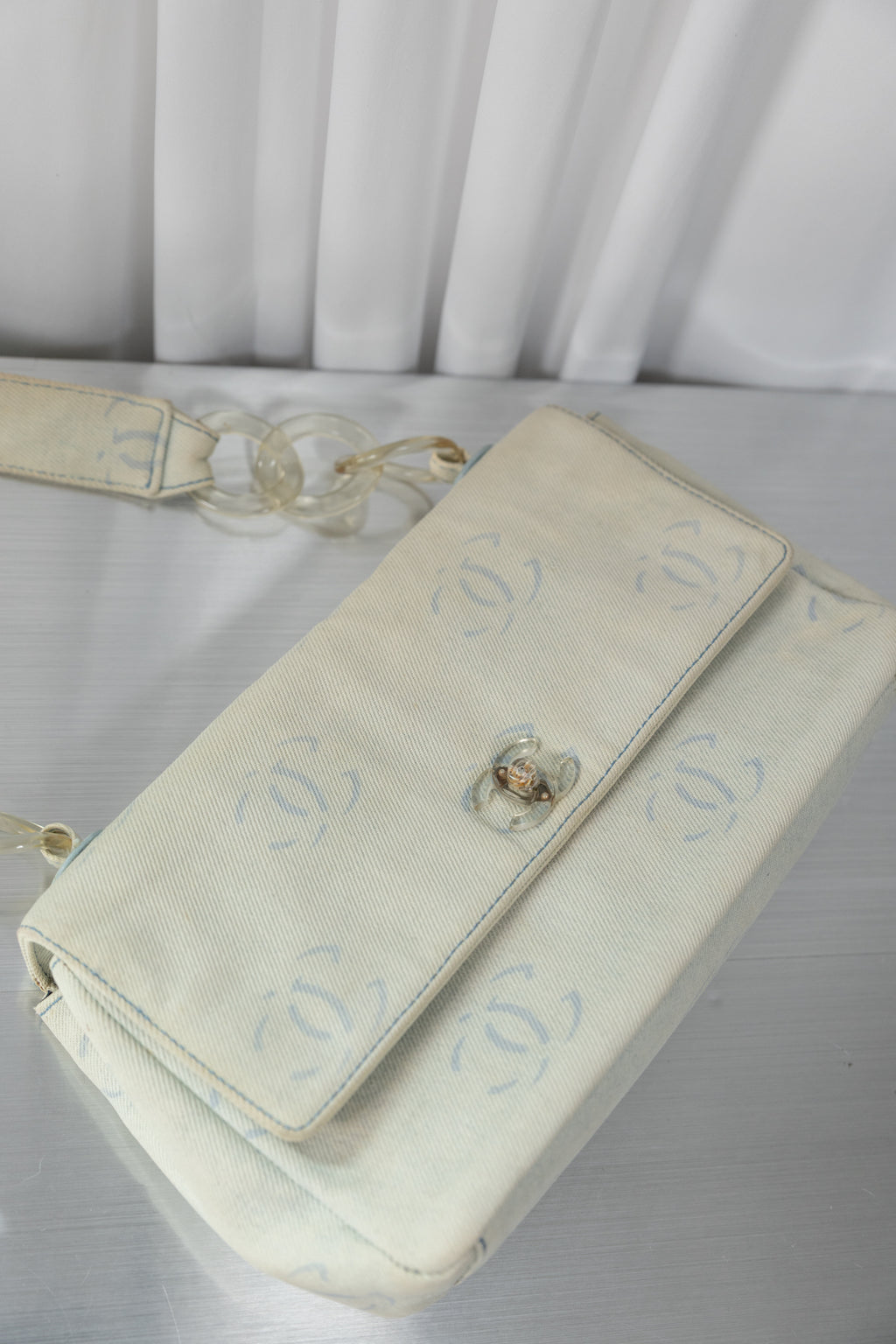 Chanel 2002 Denim Flap Bag