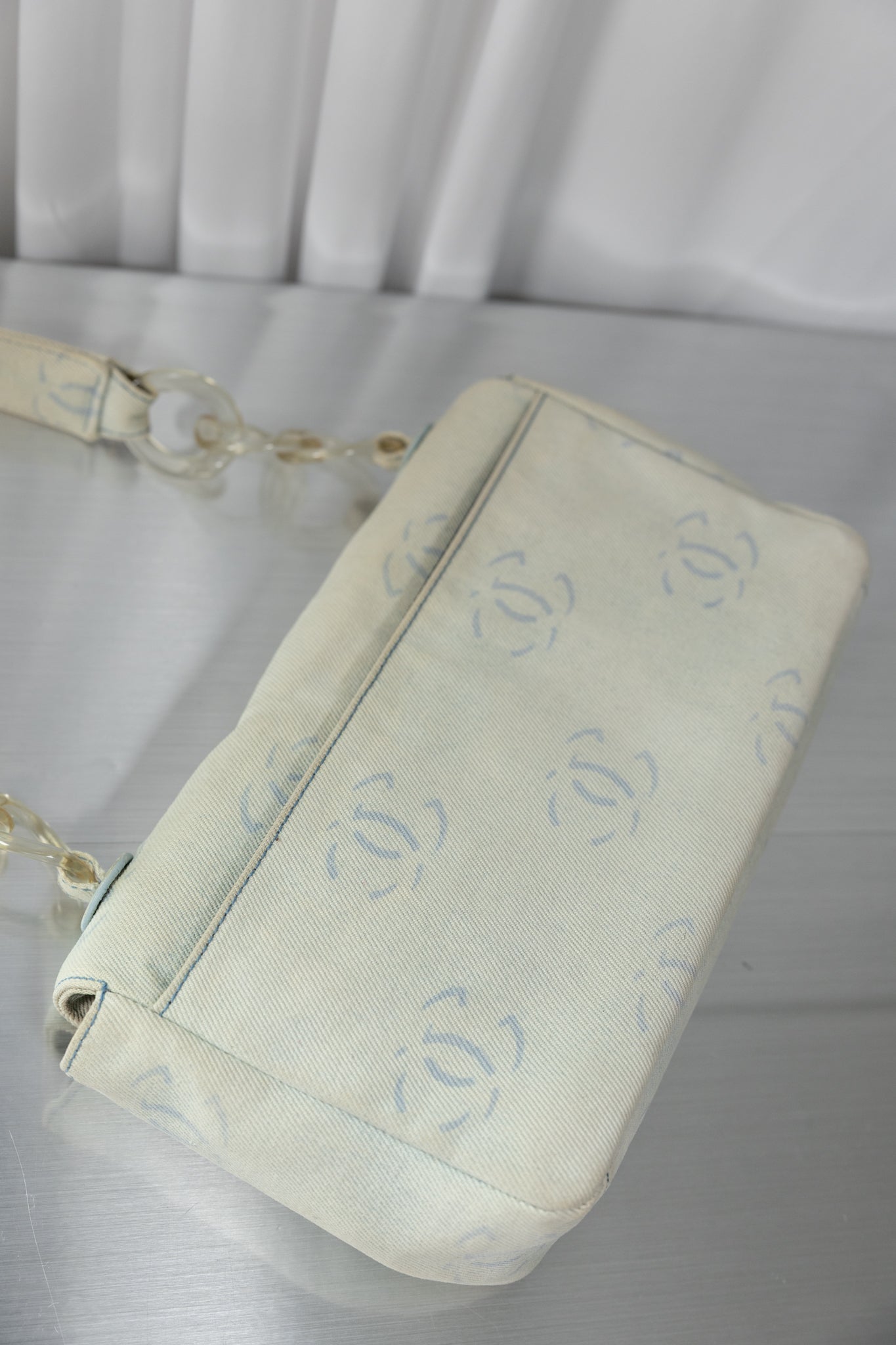 Chanel 2002 Denim Flap Bag