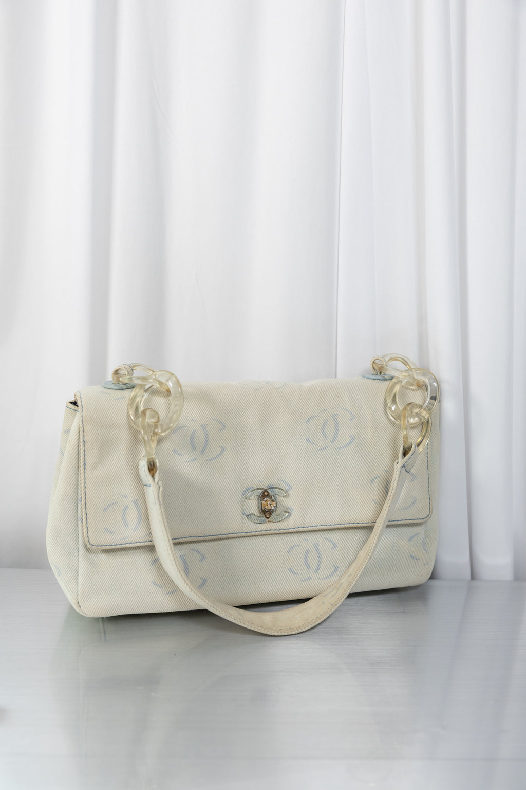 Chanel 2002 Denim Flap Bag