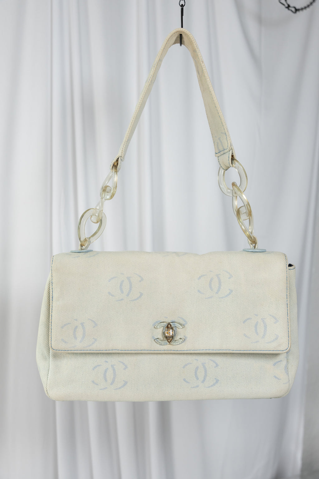 Chanel 2002 Denim Flap Bag