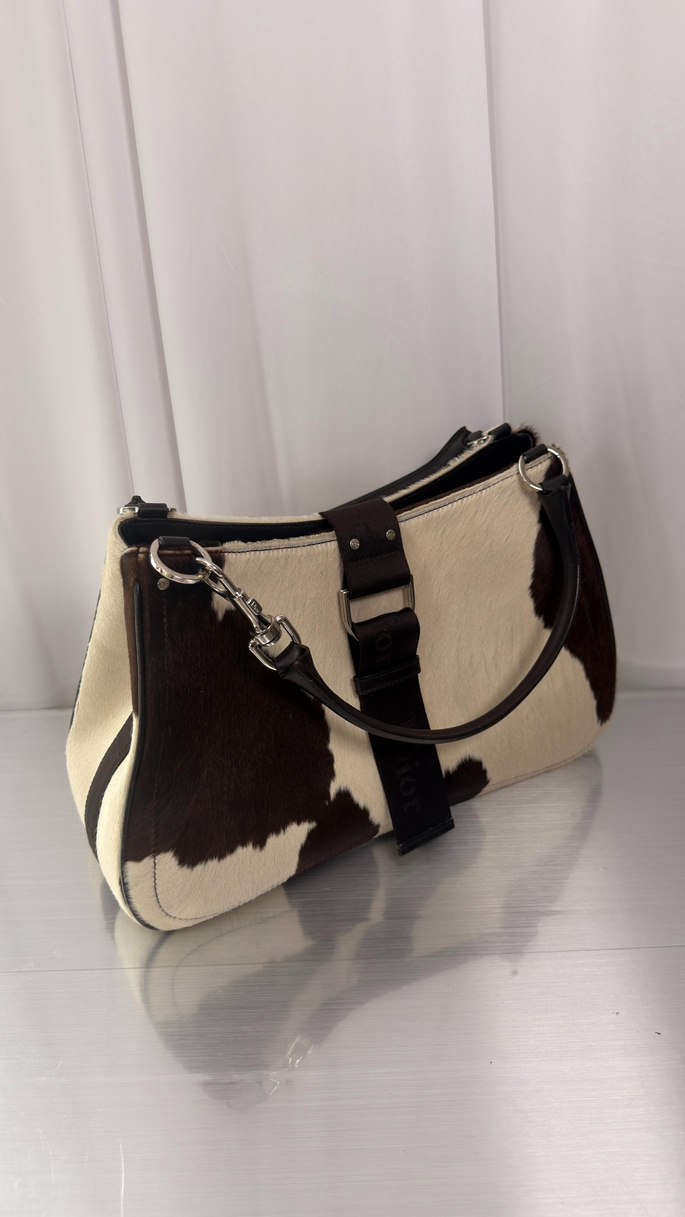 Dior Pony Hair Shoulder Bag