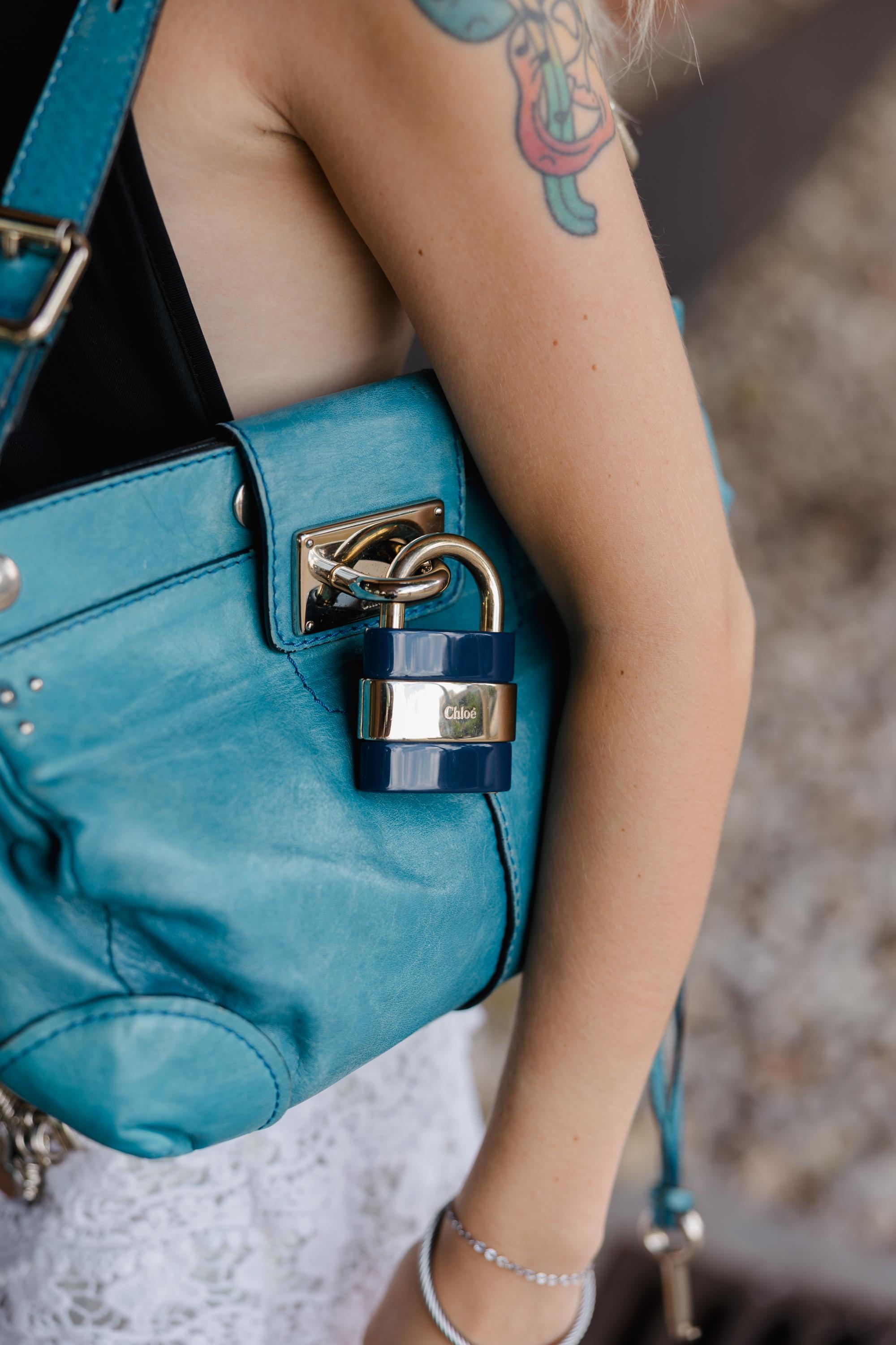 Chloe Teal Paddington Bag