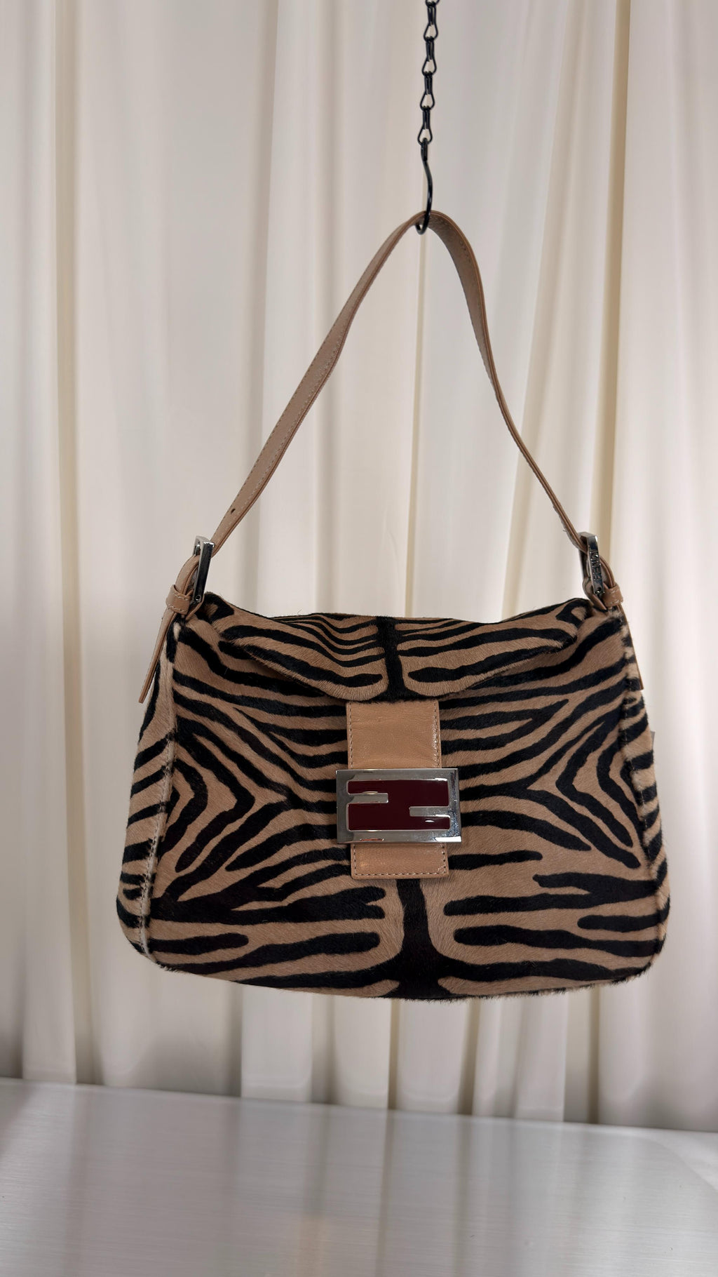 Fendi Zebra Pony Hair Bag