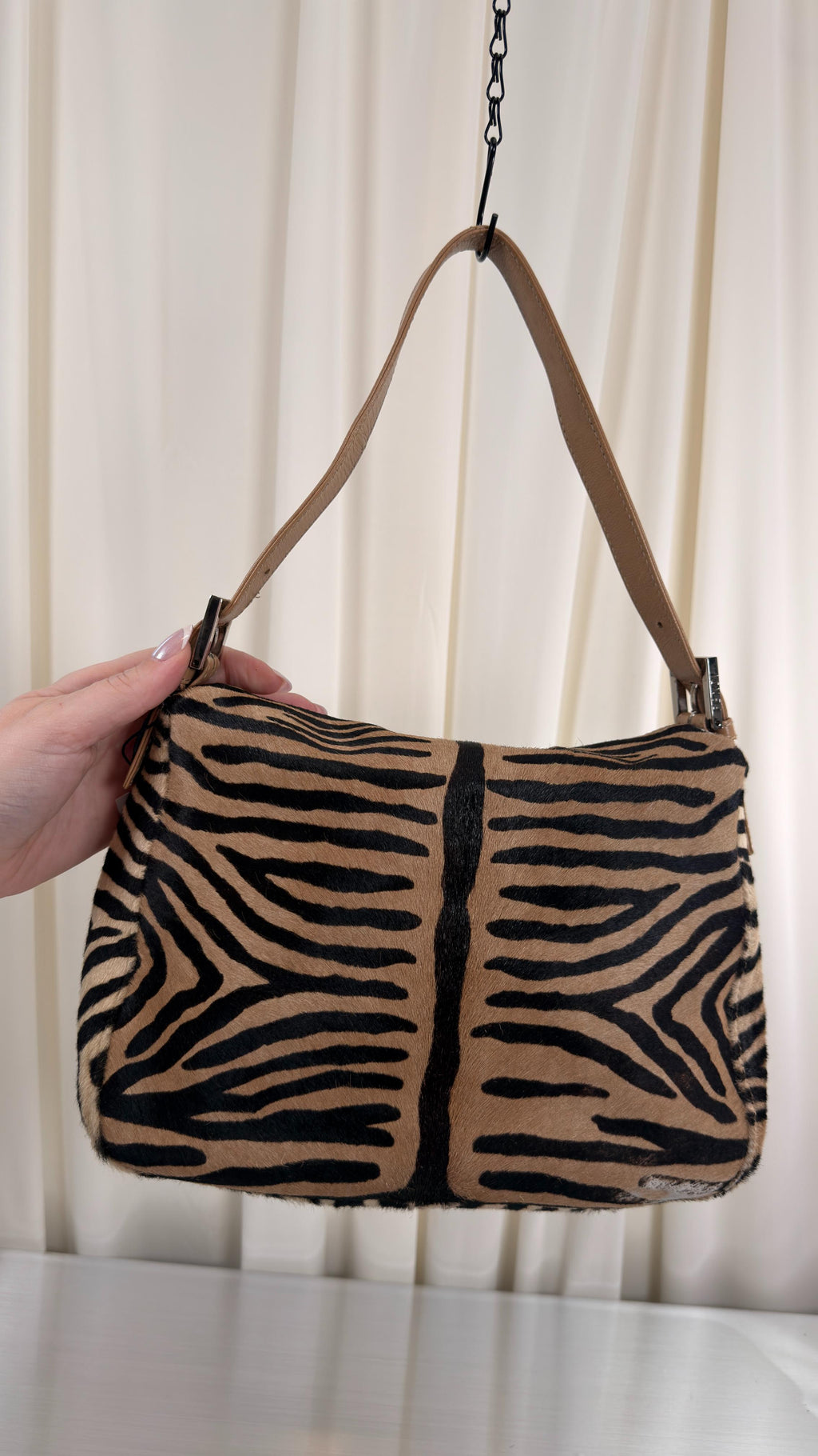 Fendi Zebra Pony Hair Bag