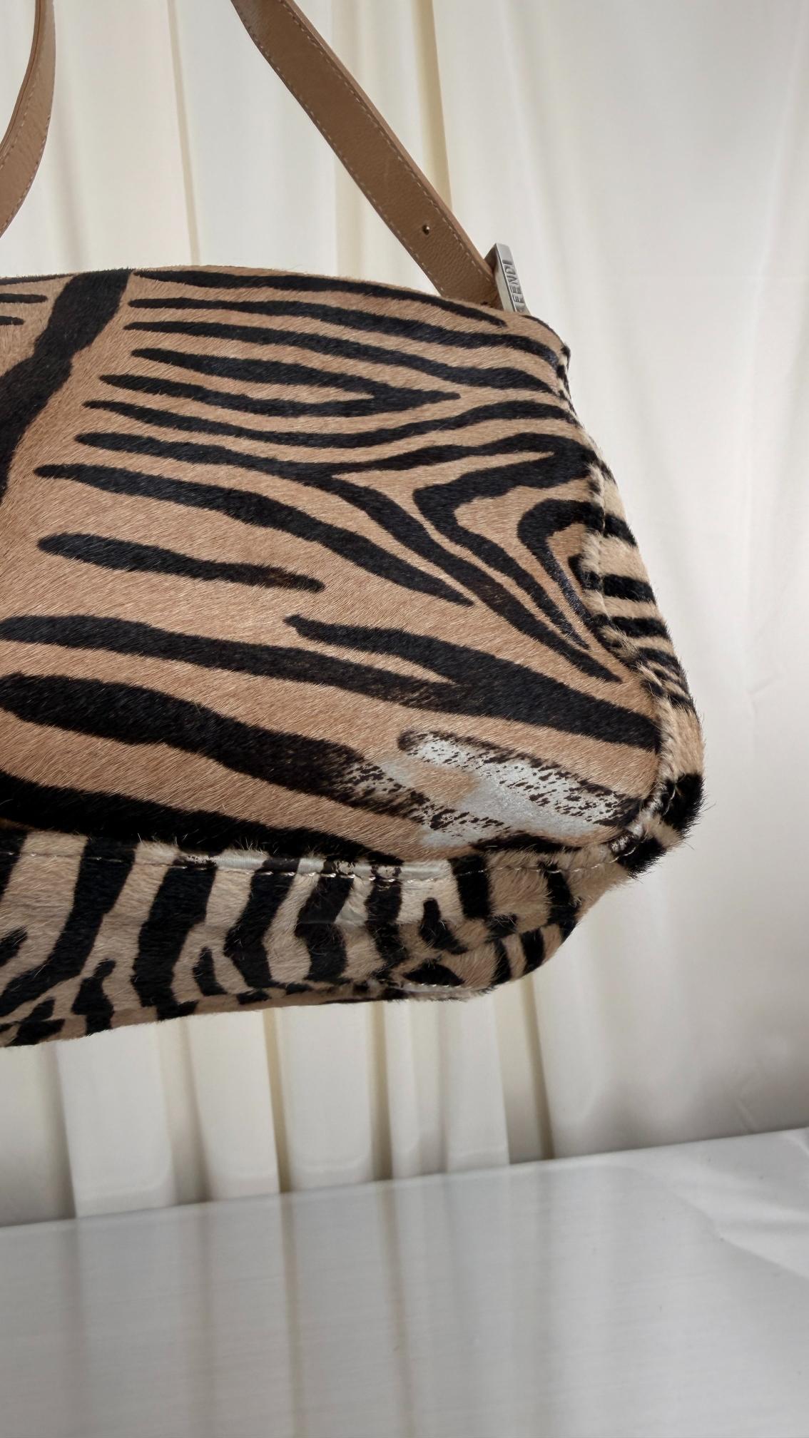 Fendi Zebra Pony Hair Bag