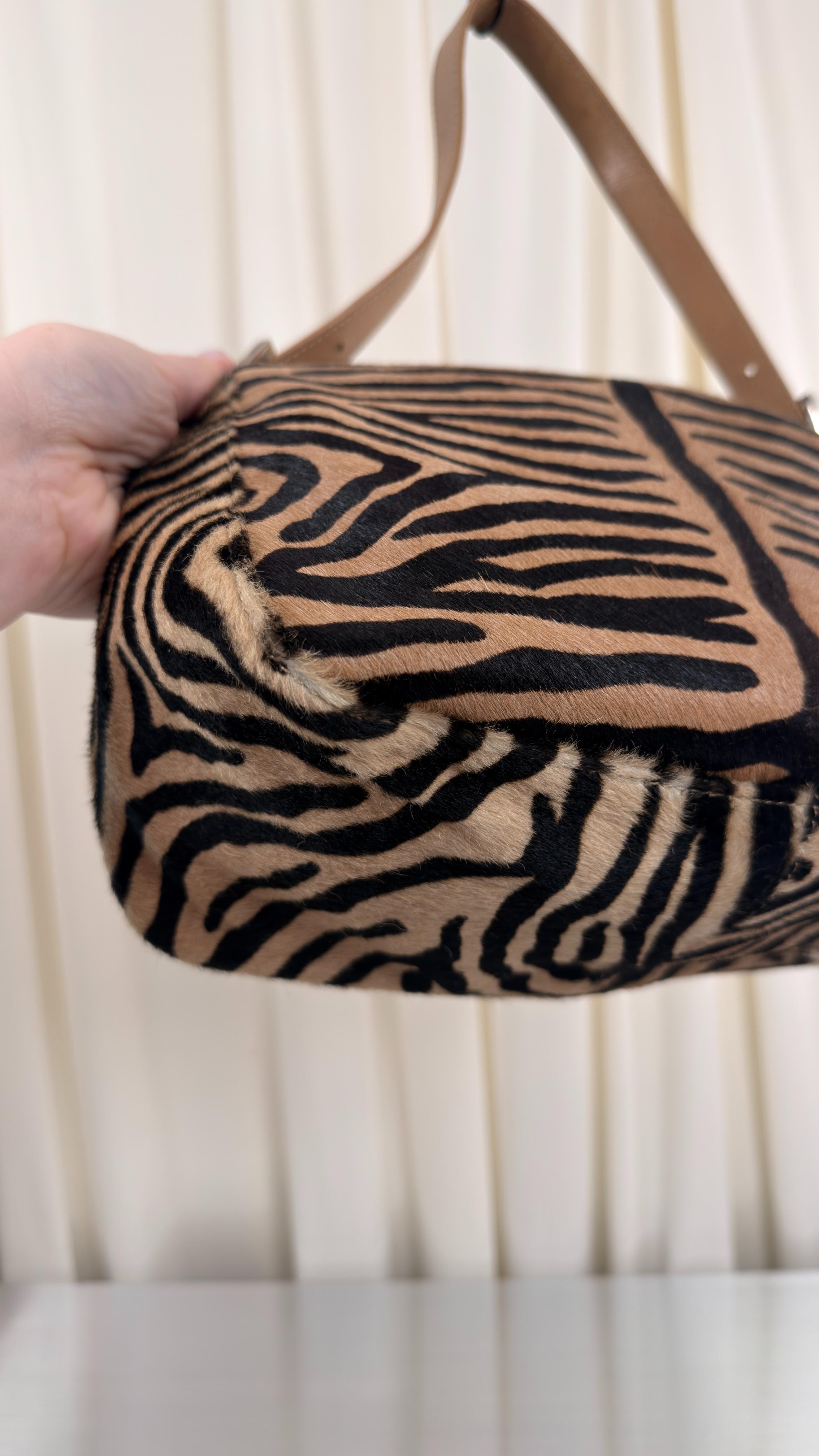 Fendi Zebra Pony Hair Bag