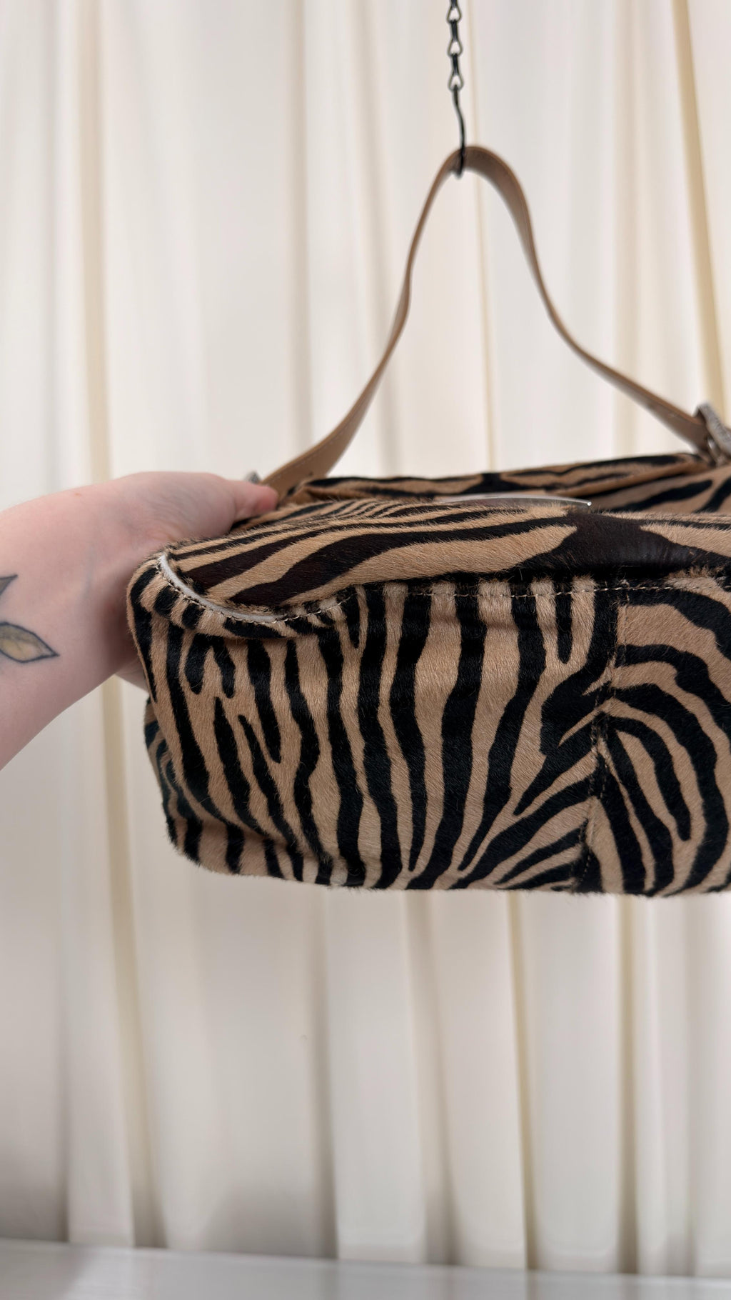 Fendi Zebra Pony Hair Bag