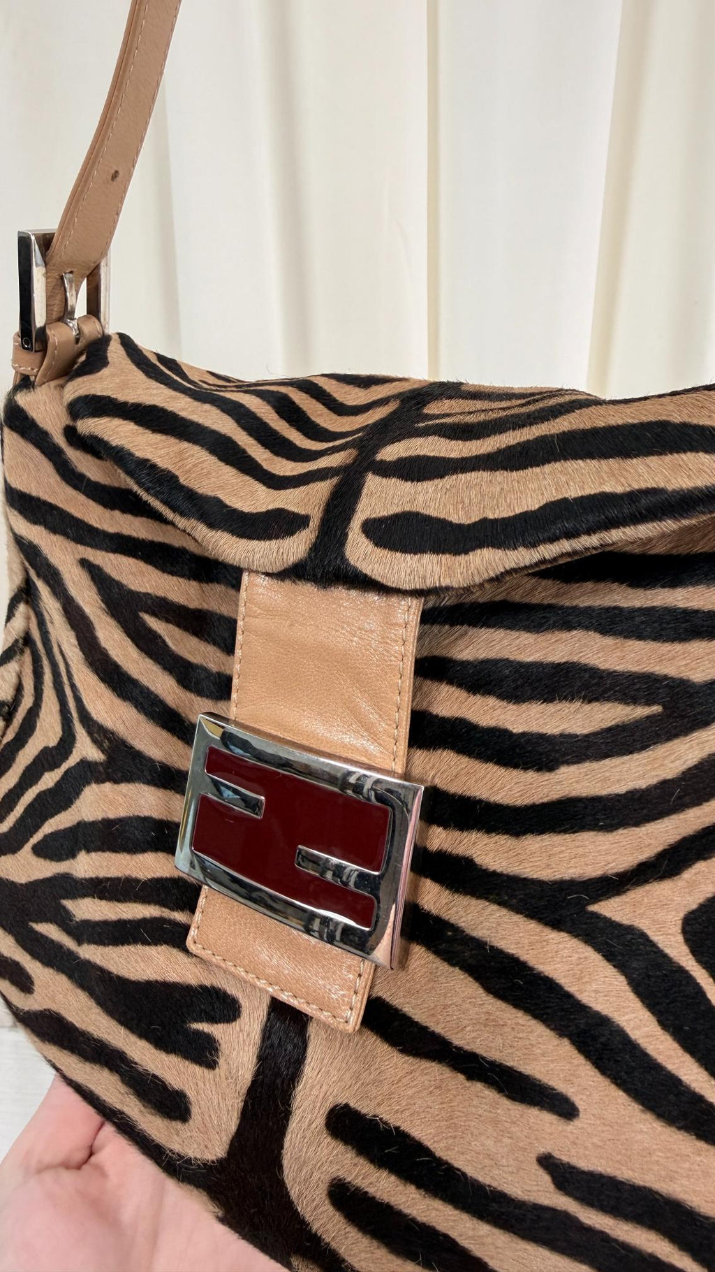 Fendi Zebra Pony Hair Bag