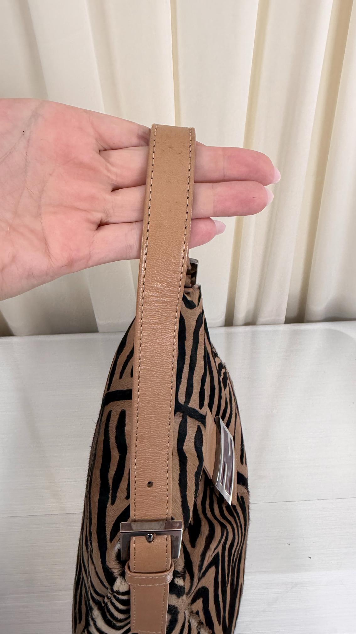 Fendi Zebra Pony Hair Bag