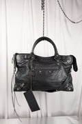 Balenciaga 2012 Gray G12 Stud Medium City