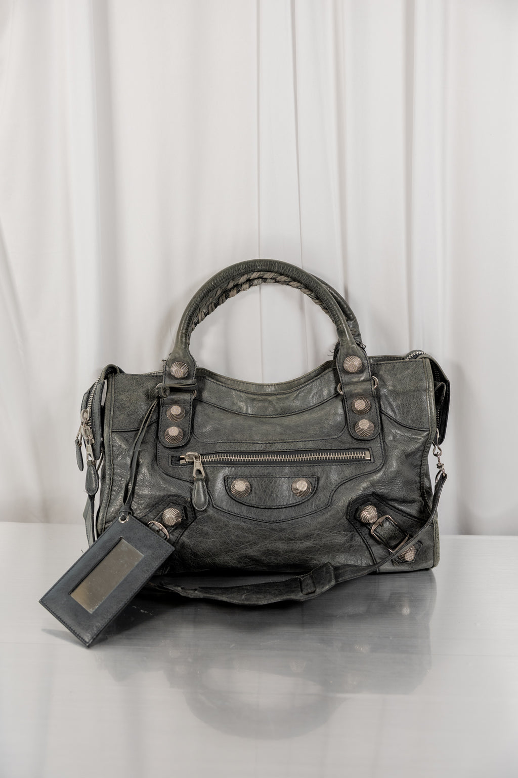 Balenciaga 2008 Gray Giant 21 Stud City
