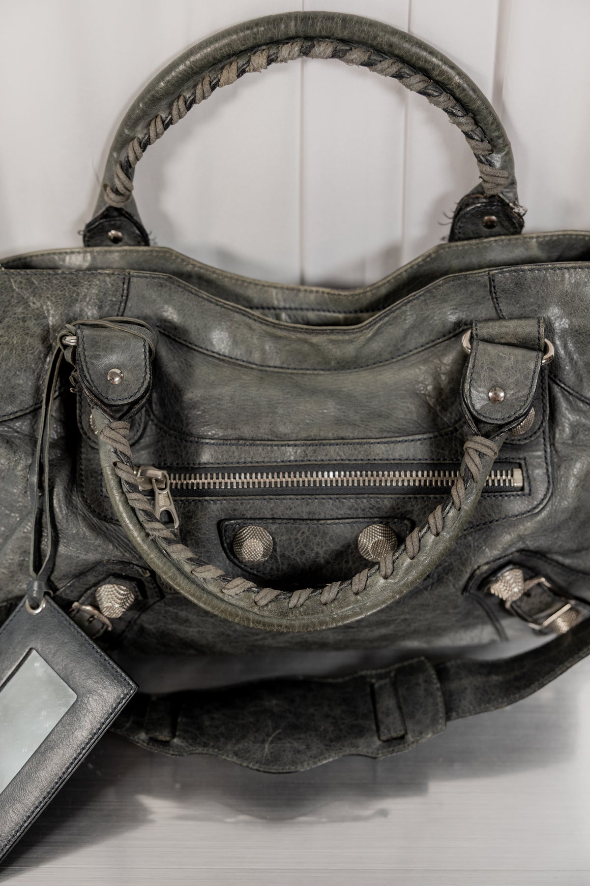 Balenciaga 2008 Gray Giant 21 Stud City