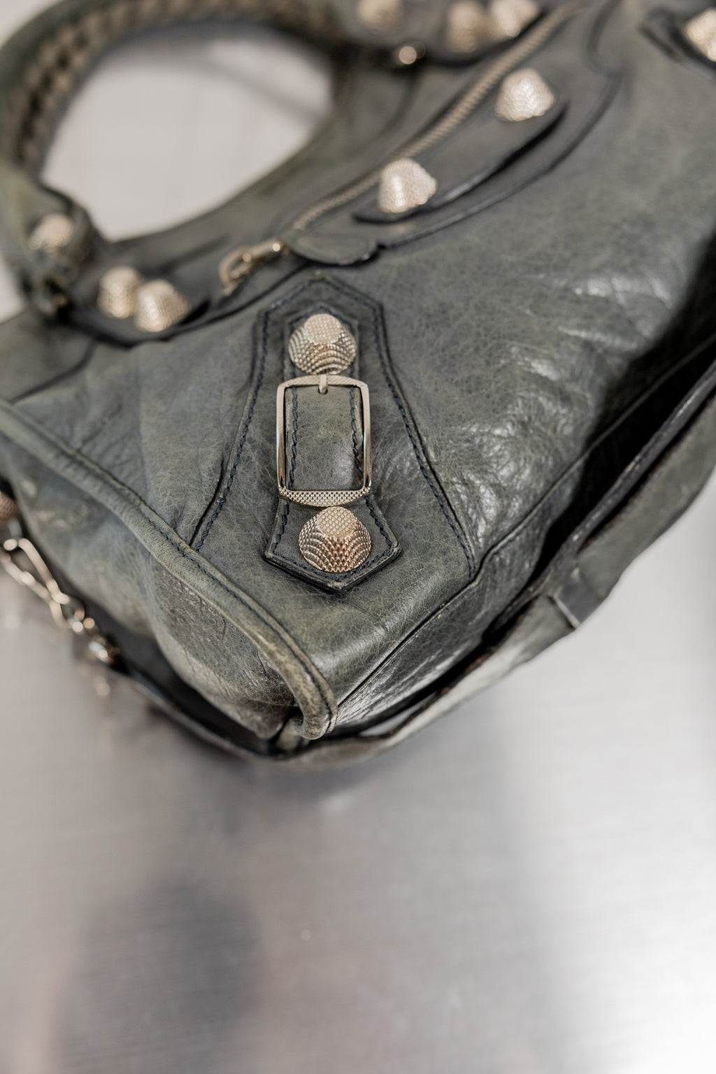 Balenciaga 2008 Gray Giant 21 Stud City