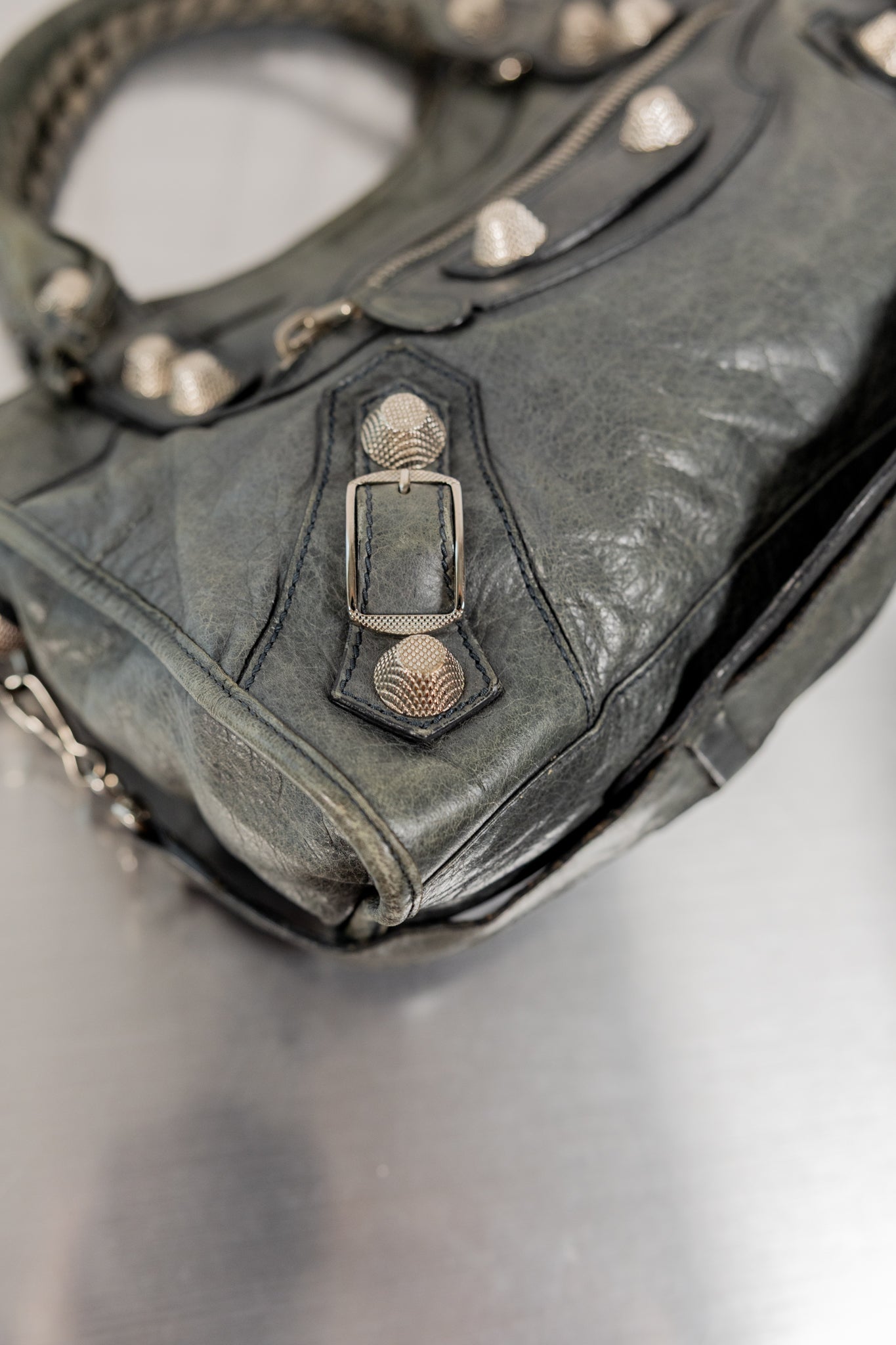 Balenciaga 2008 Gray Giant 21 Stud City