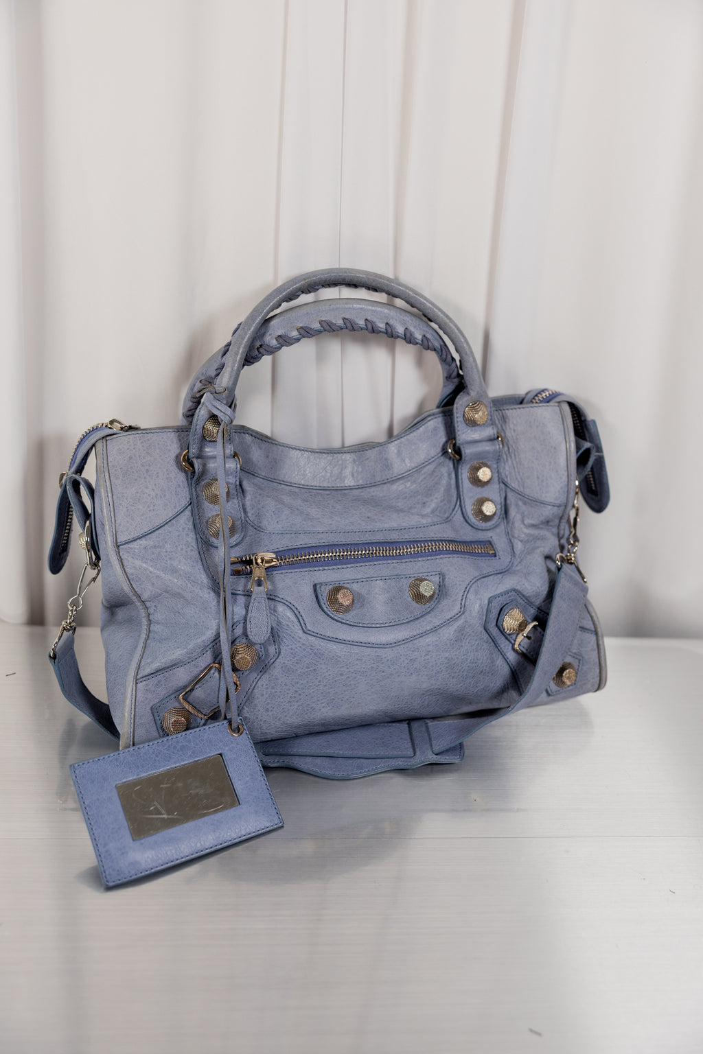 Balenciaga 2011 Periwinkle Giant 21 Stud City