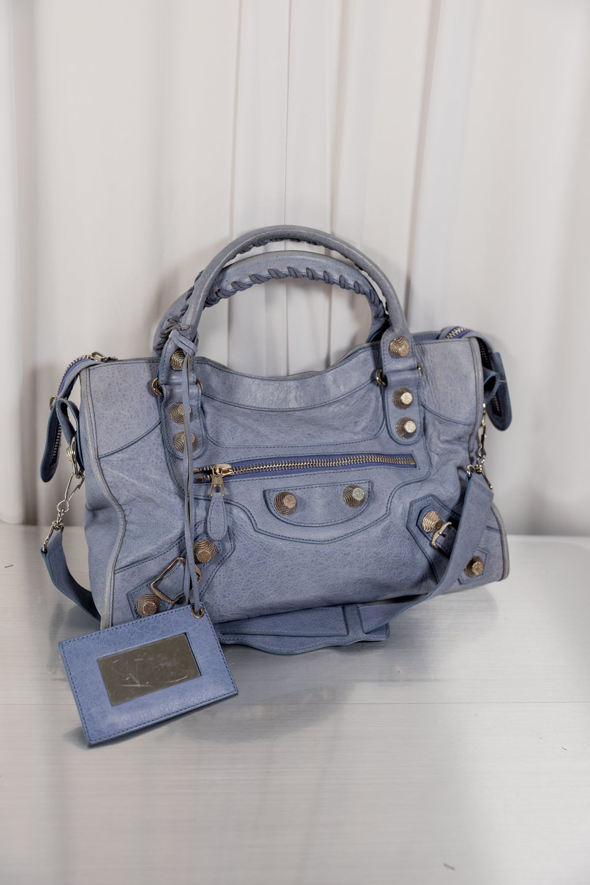 Balenciaga 2011 Periwinkle Giant 21 Stud City
