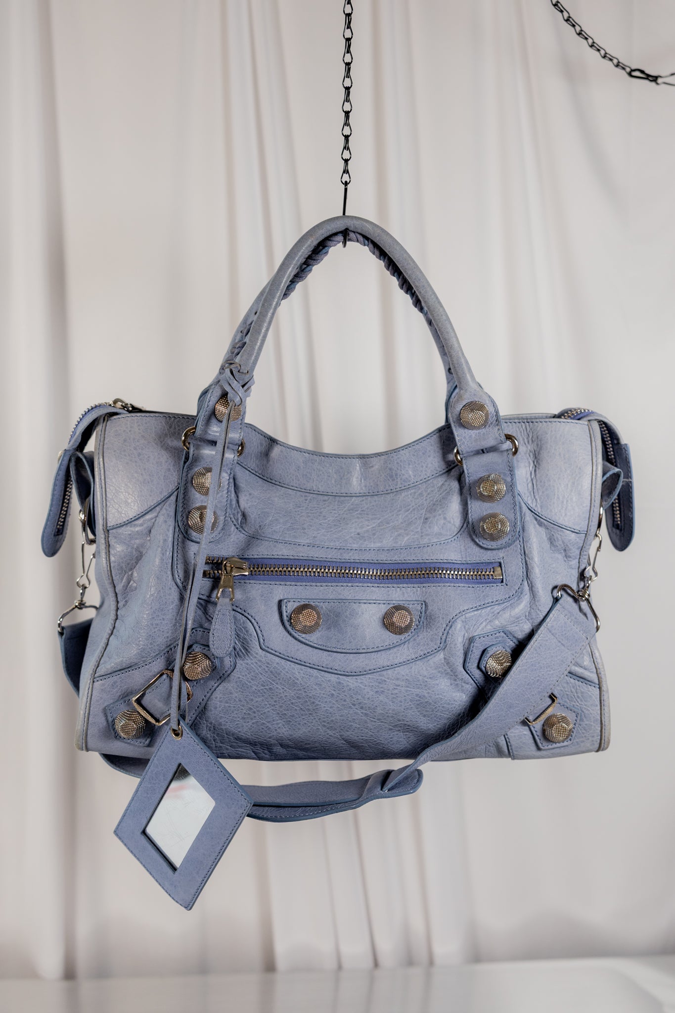 Balenciaga 2011 Periwinkle Giant 21 Stud City