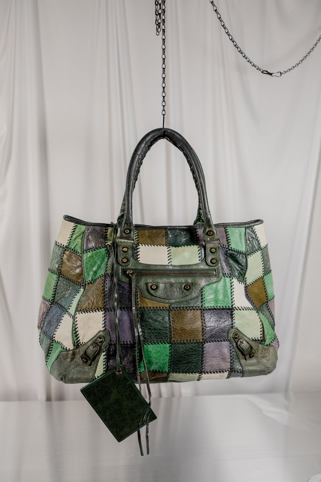 Balenciaga 2009 Ultra Rare Patchwork Sunday Tote