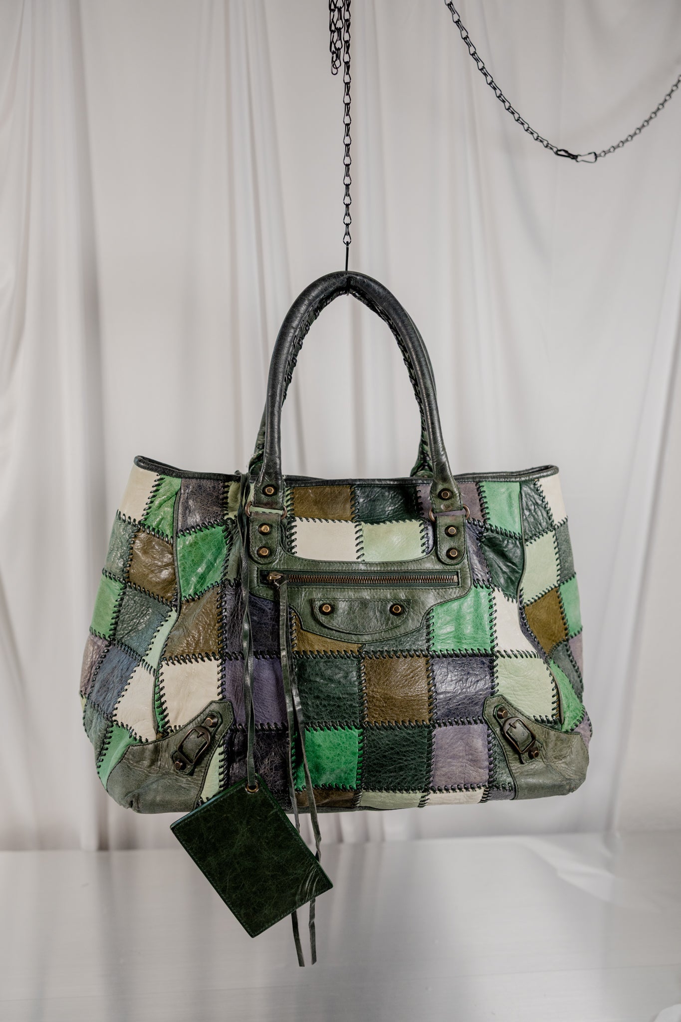 Balenciaga 2009 Ultra Rare Patchwork Sunday Tote