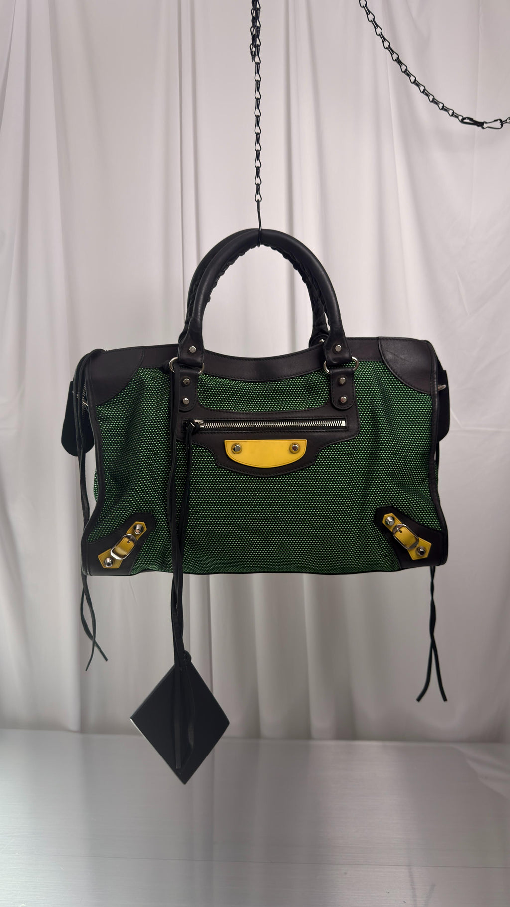 Balenciaga Green/Yellow 2015 City Bag