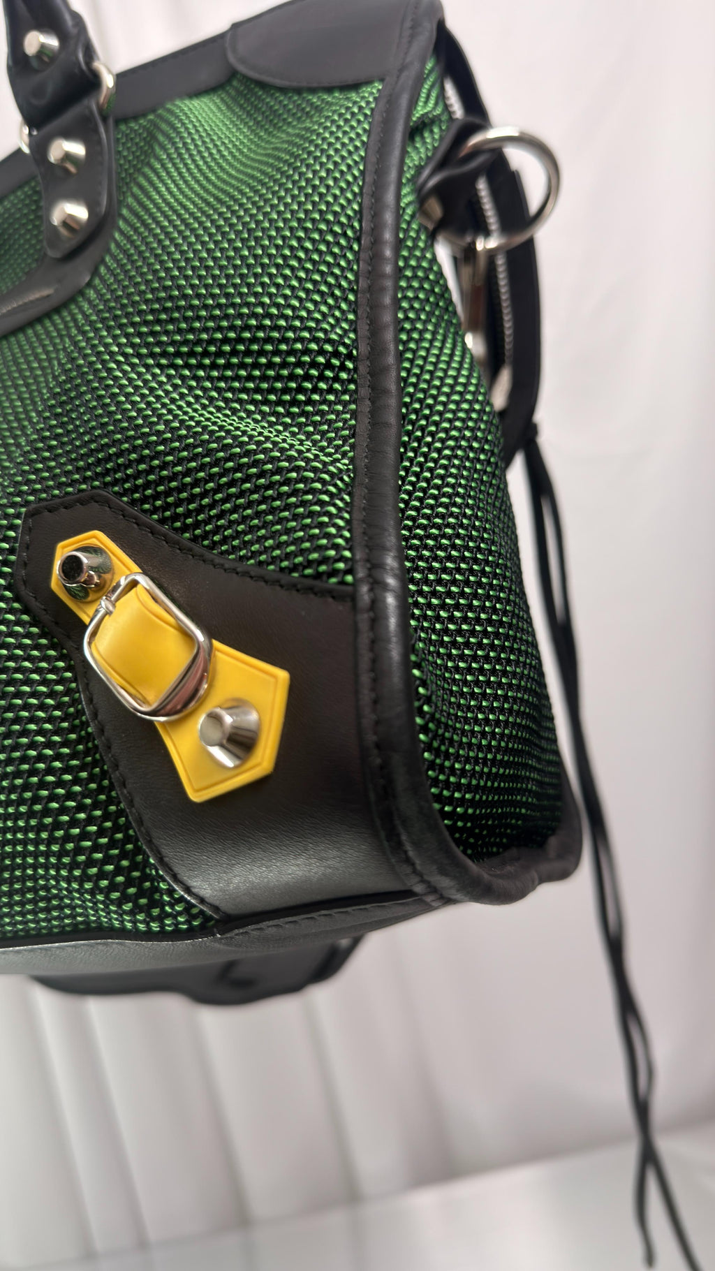 Balenciaga Green/Yellow 2015 City Bag