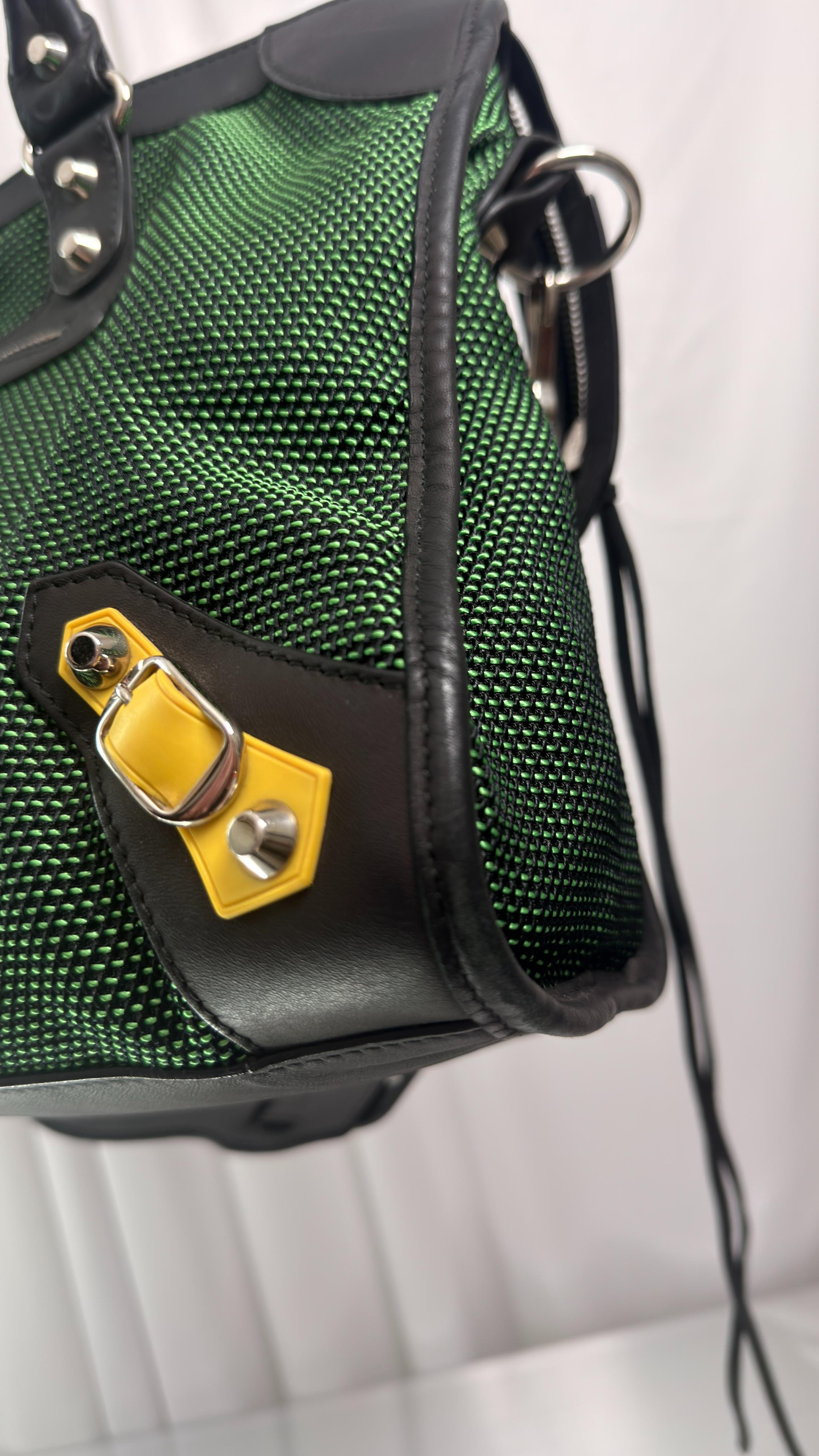Balenciaga Green/Yellow 2015 City Bag