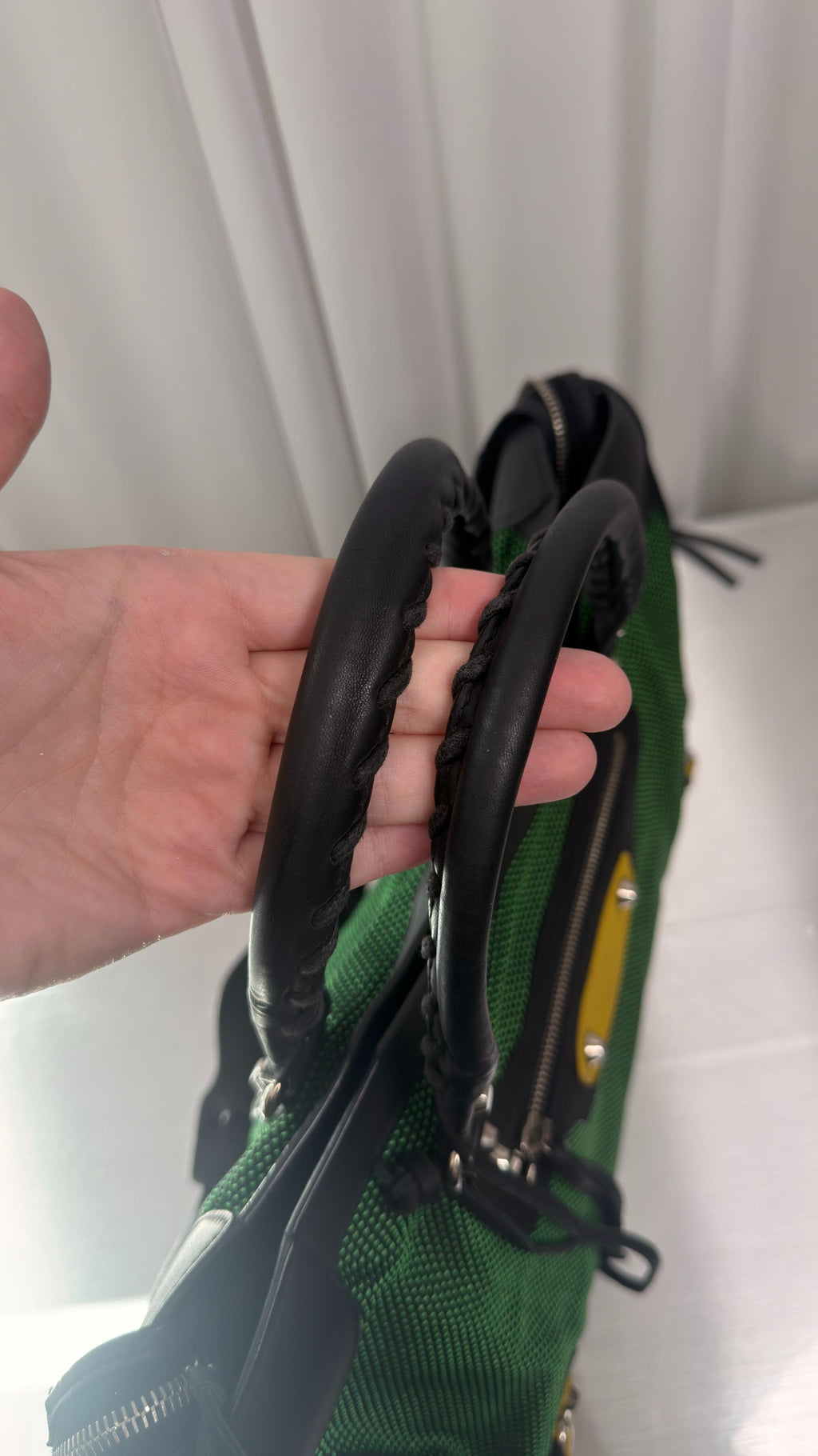 Balenciaga Green/Yellow 2015 City Bag