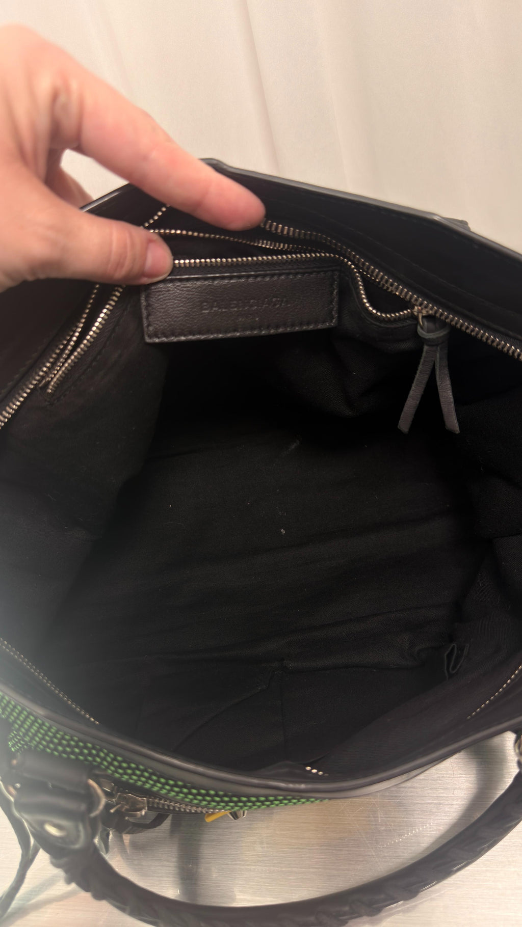 Balenciaga Green/Yellow 2015 City Bag