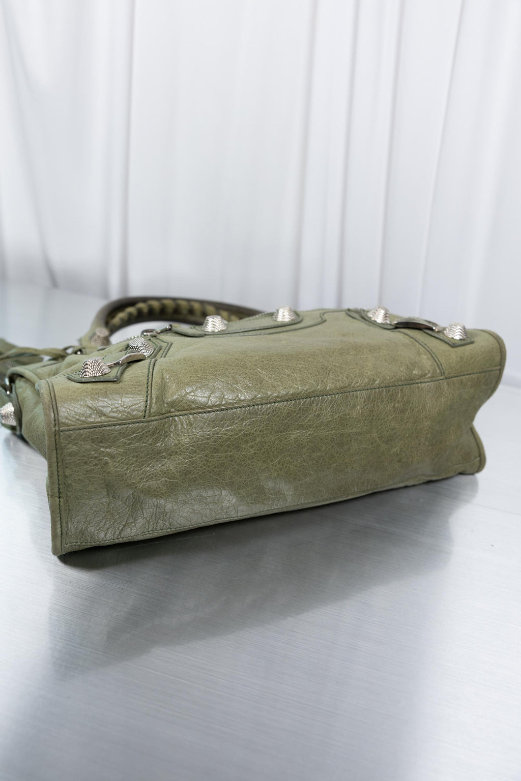 Balenciaga Green Khaki Giant 21 Medium city