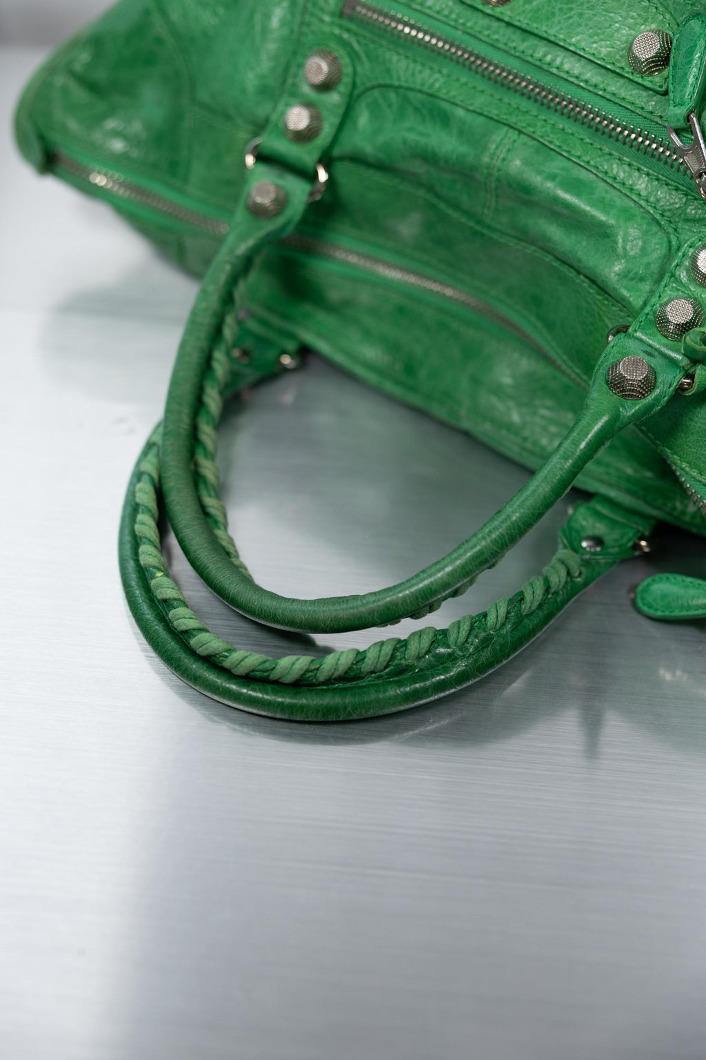 Balenciaga Rare Green Giant 21 Work bag