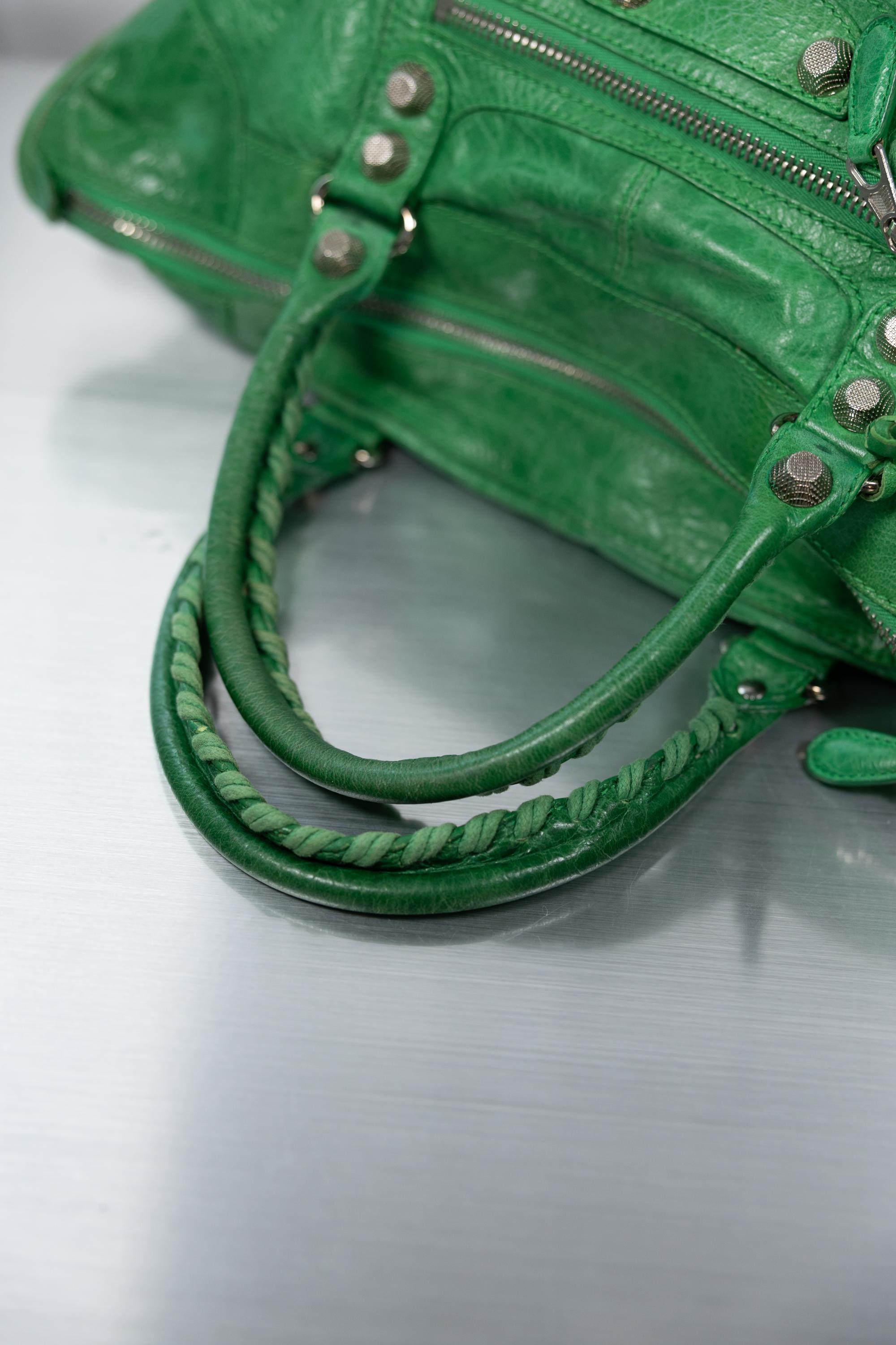 Balenciaga Rare Green Giant 21 Work bag