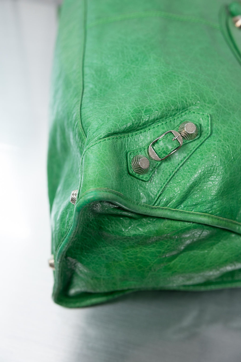 Balenciaga Rare Green Giant 21 Work bag