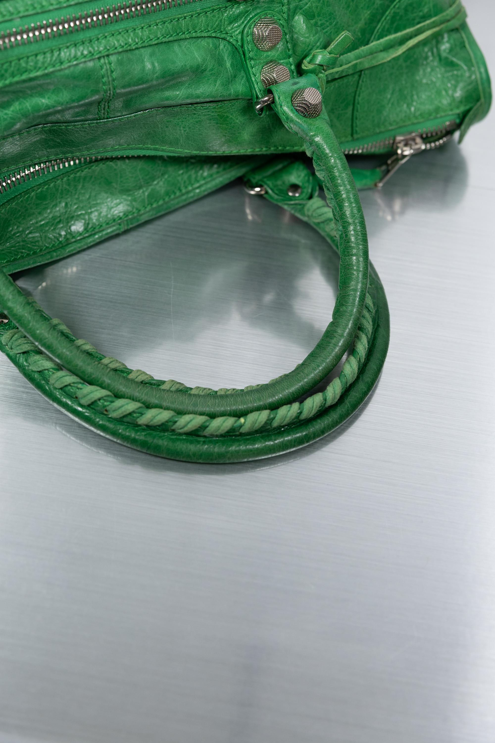 Balenciaga Rare Green Giant 21 Work bag