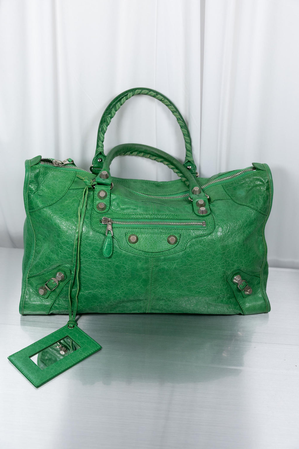 Balenciaga Rare Green Giant 21 Work bag