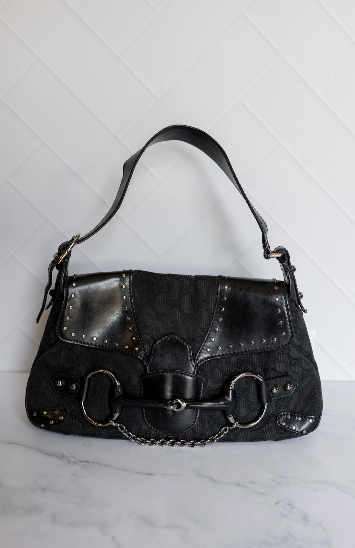 Gucci Horsebit Shoulder Bag
