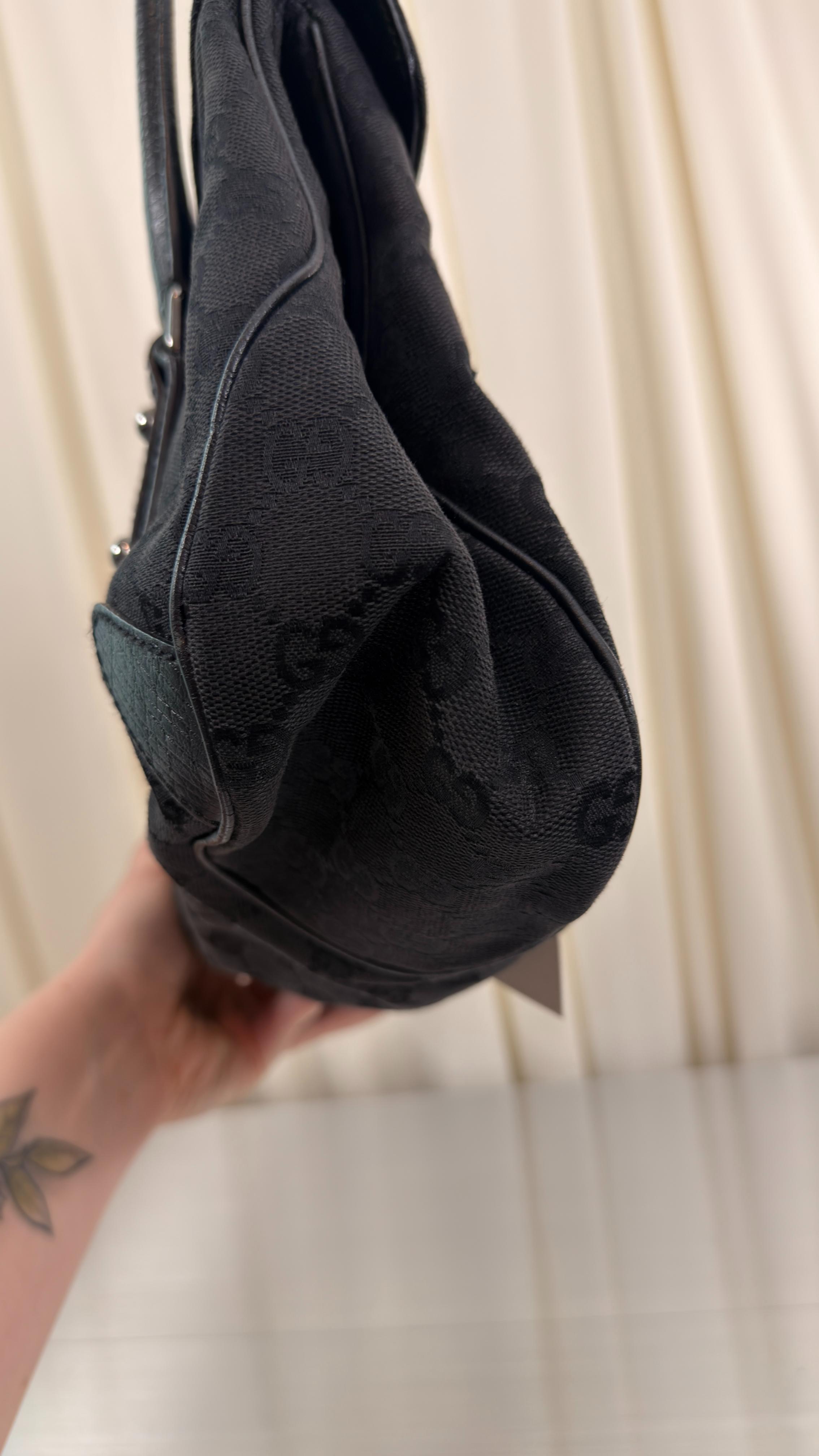 Gucci Black Horsebit Bag