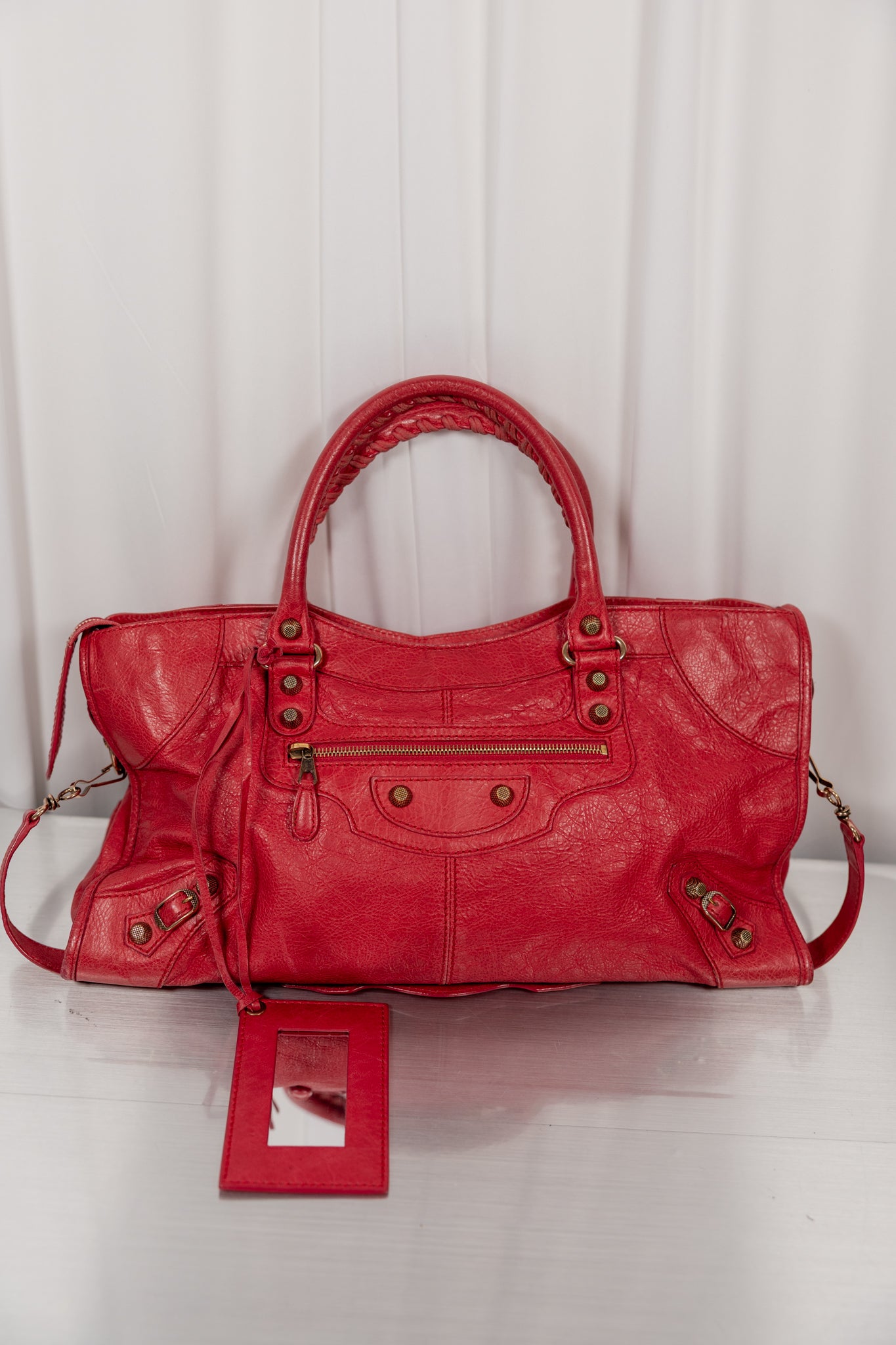 Balenciaga 2012 Hot Pink Part time- Rose Gold Hardware