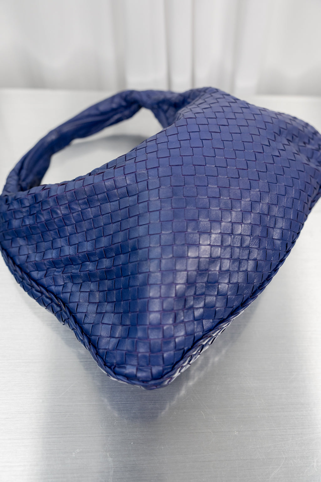 Bottega Veneta Indigo Intrecciato Nappa Medium Hobo