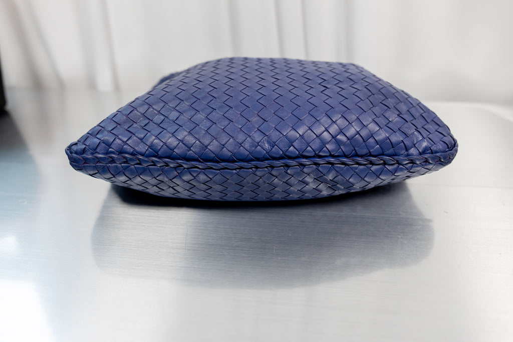 Bottega Veneta Indigo Intrecciato Nappa Medium Hobo