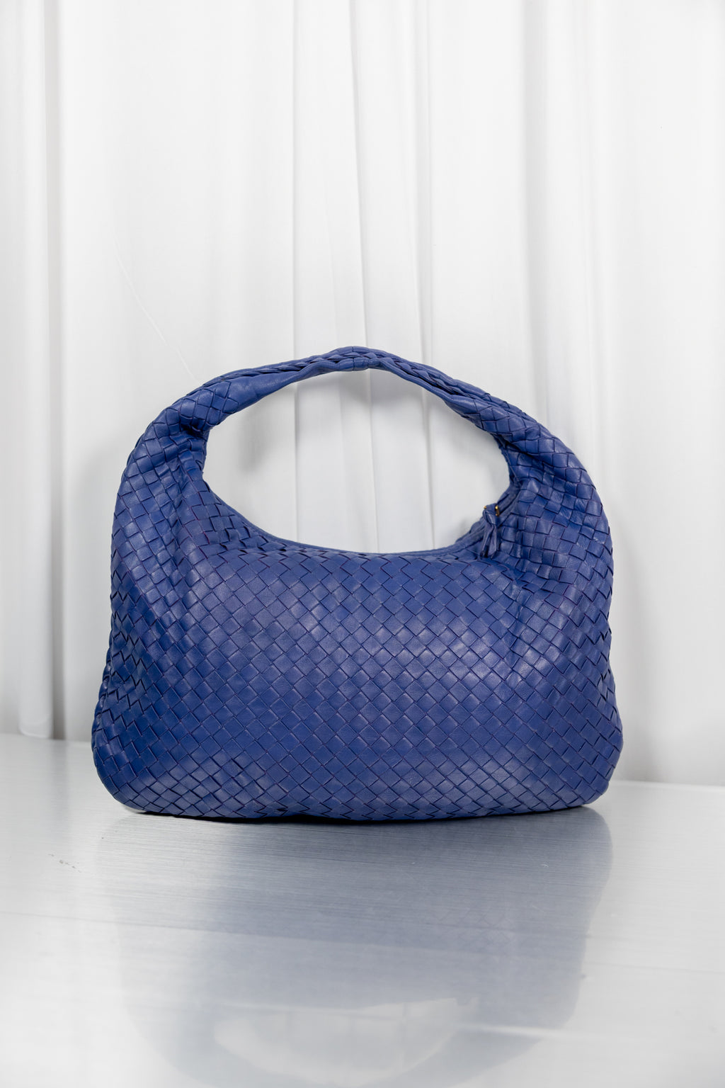 Bottega Veneta Indigo Intrecciato Nappa Medium Hobo