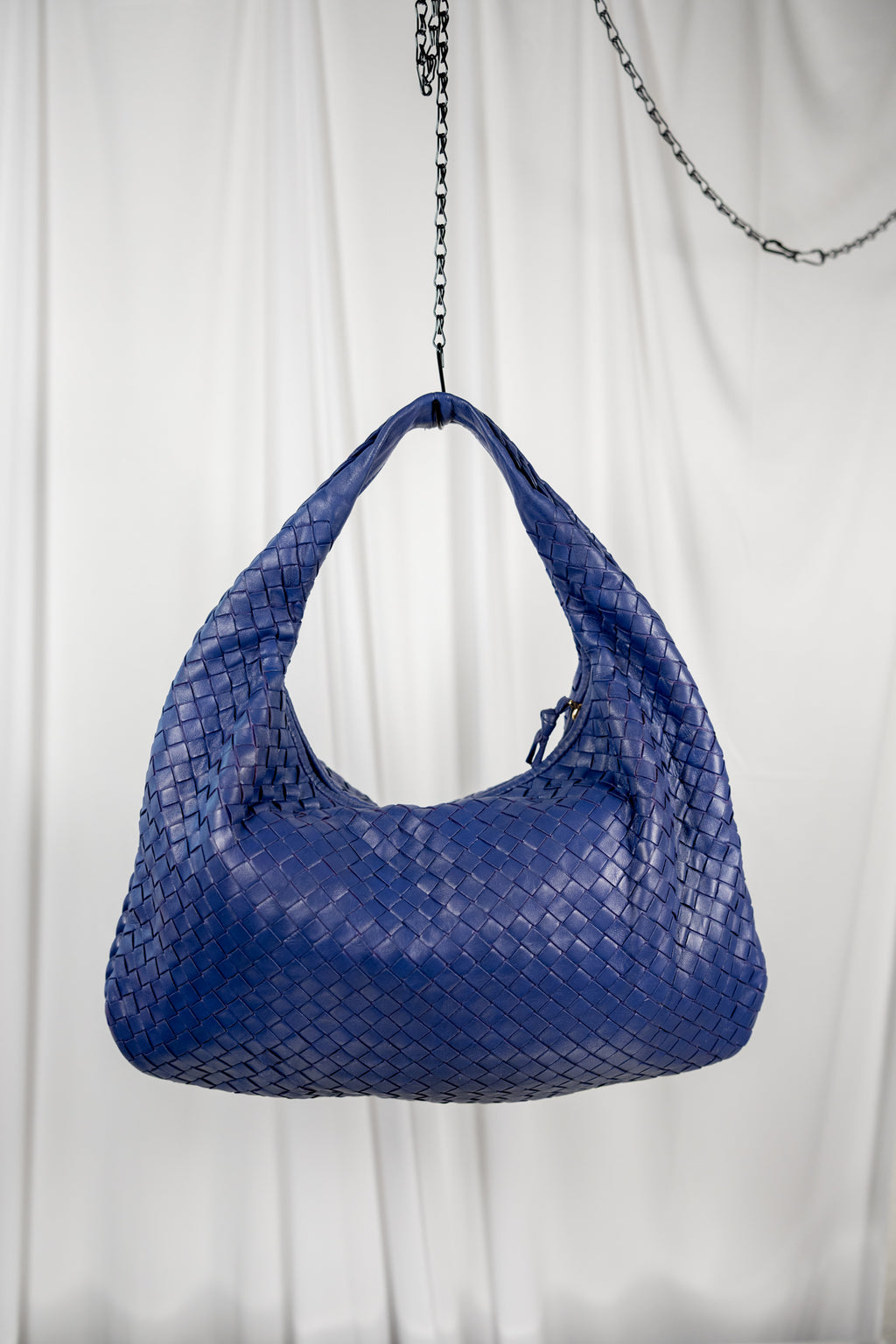 Bottega Veneta Indigo Intrecciato Nappa Medium Hobo