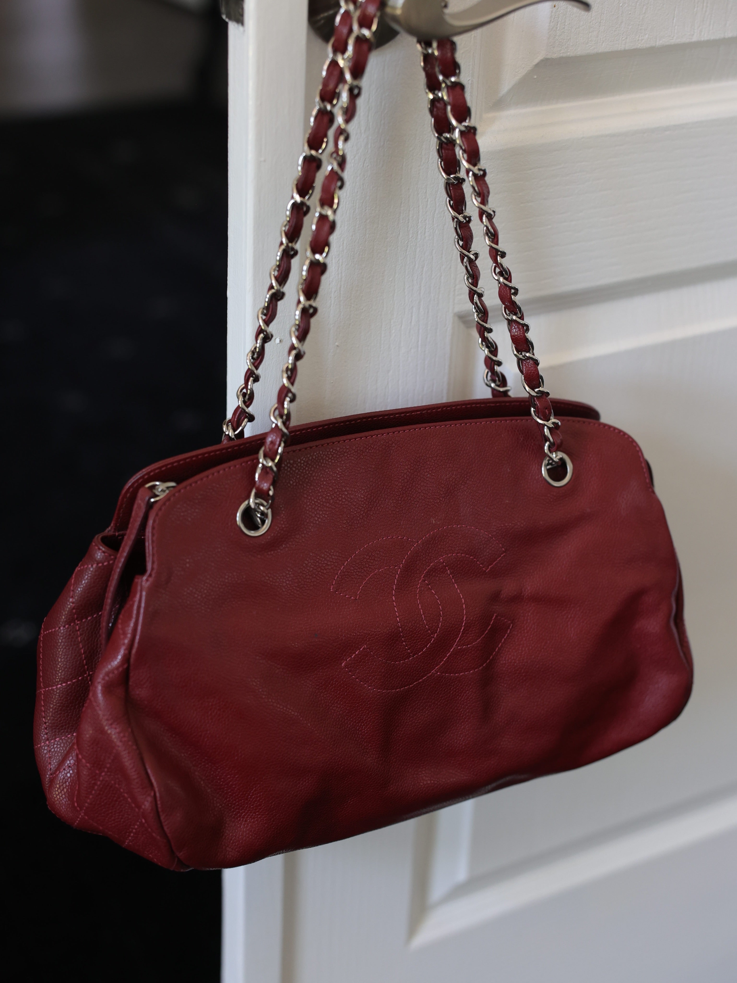 Chanel Burgundy Shoulder Bag